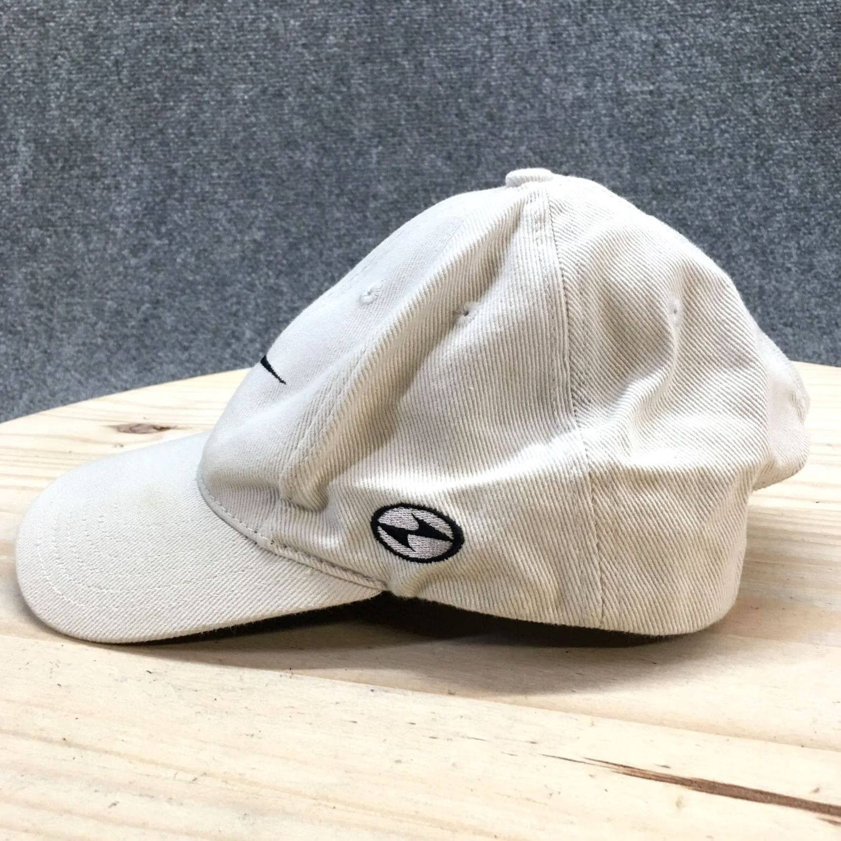 Nike Nike Baseball Cap Hat Mens Beige One Size Logo Embroidered Curved Brim Cotton Size ONE SIZE - 4 Thumbnail
