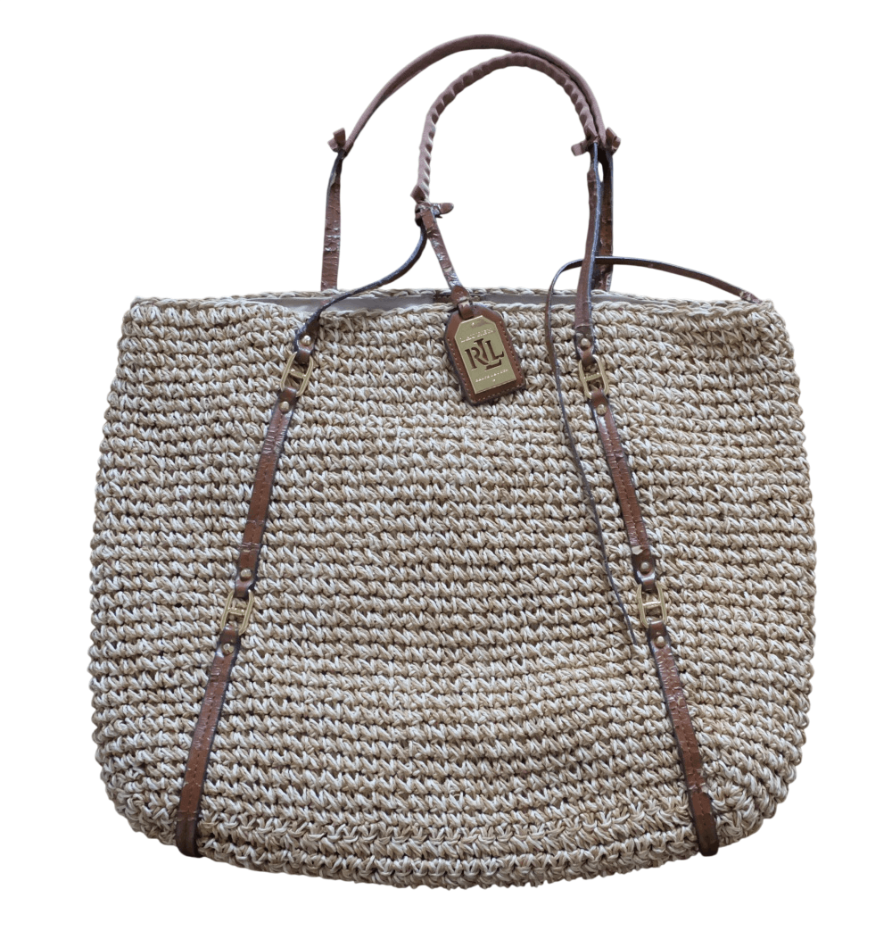RRL Ralph Lauren Ralph Lauren Goswell Straw Tote Bag Size ONE SIZE - 1 Thumbnail
