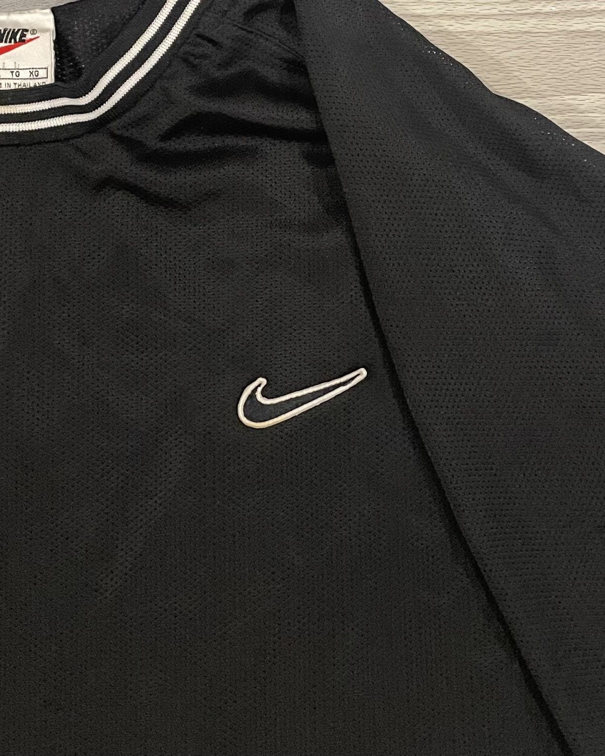 Nike Vintage 90s Nike Shirt Black Chest Soccer Jersey Men’s XL Size US XL / EU 56 / 4 - 3 Thumbnail