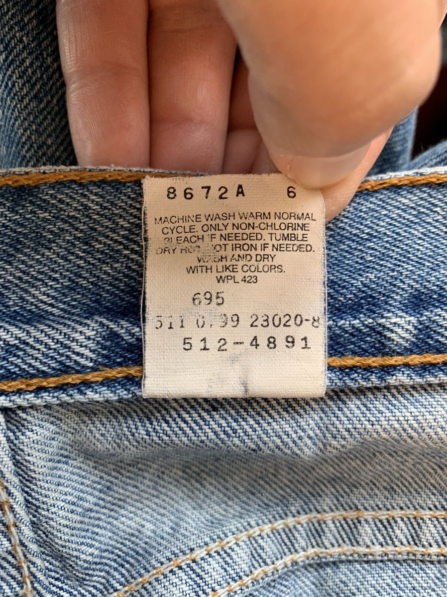 Levi's × Levi's Vintage Clothing × Vintage Vintage Levi’s 512 made in USA denim jeans Size US 32 / EU 48 - 11 Thumbnail