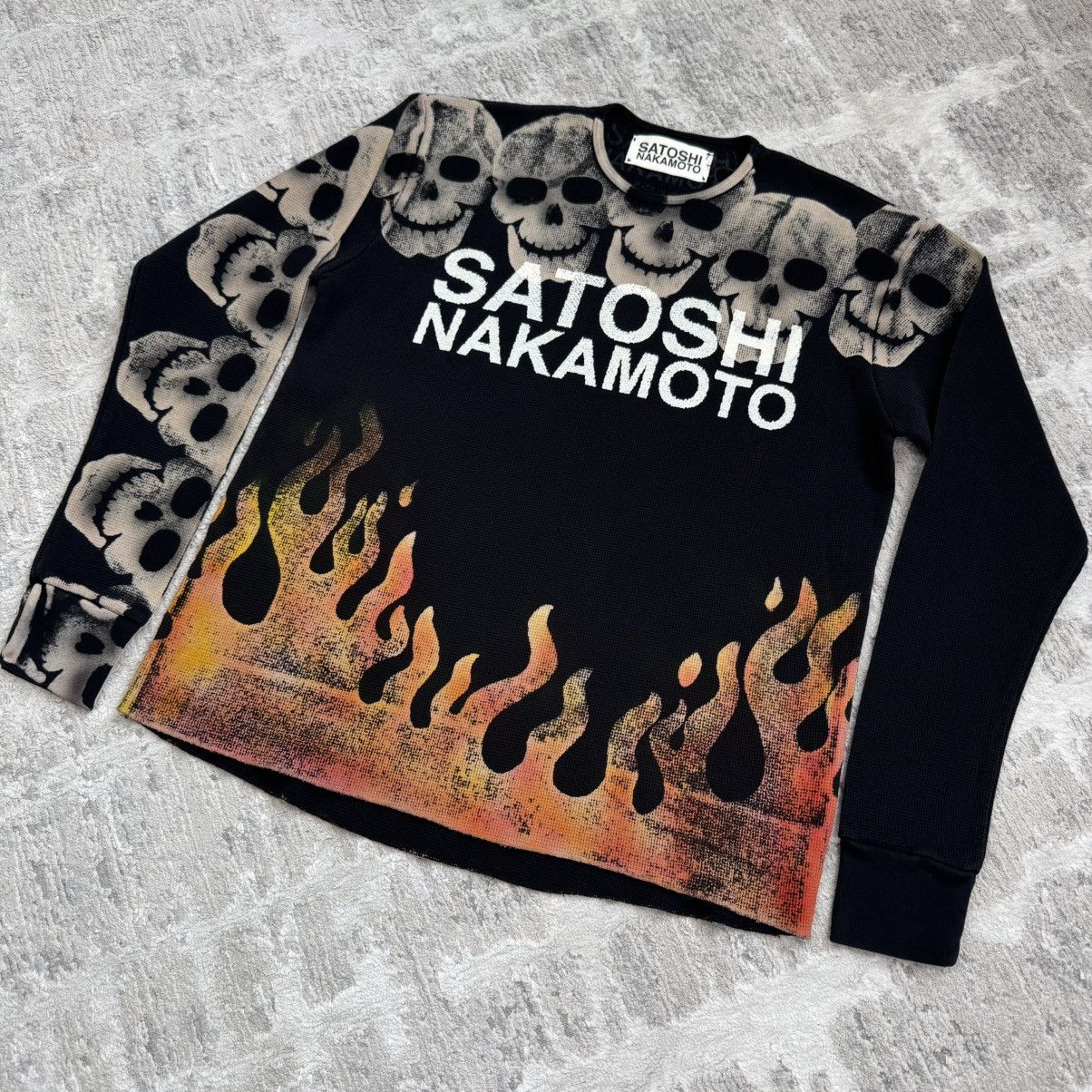 Satoshi Nakamoto Lost boys Skull long sleeve thermal Size US M / EU 48-50 / 2 - 2 Thumbnail