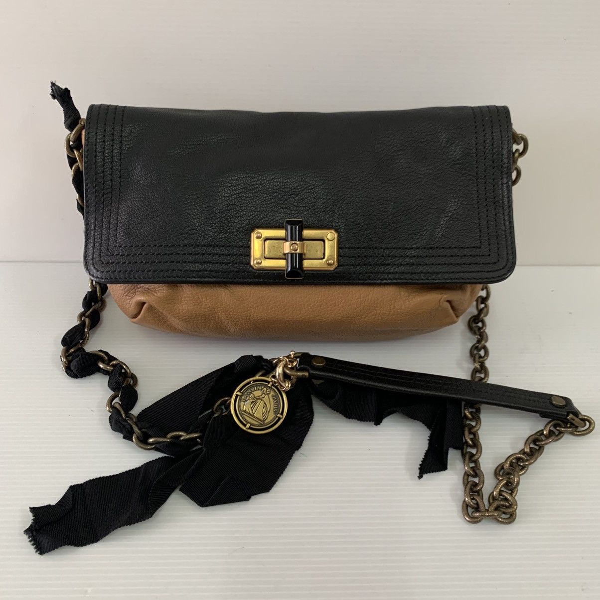Lanvin 💥‼️FAST SALE‼️💥Authentic Lanvin Paris Leather Shoulder Bag Size ONE SIZE - 1 Thumbnail