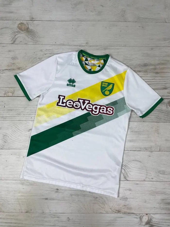 Errea NORWICH CITY 2018 2019 Jordan Rhodes #11 AWAY SHIRT JERSEY Size US M / EU 48-50 / 2 - 1 Thumbnail