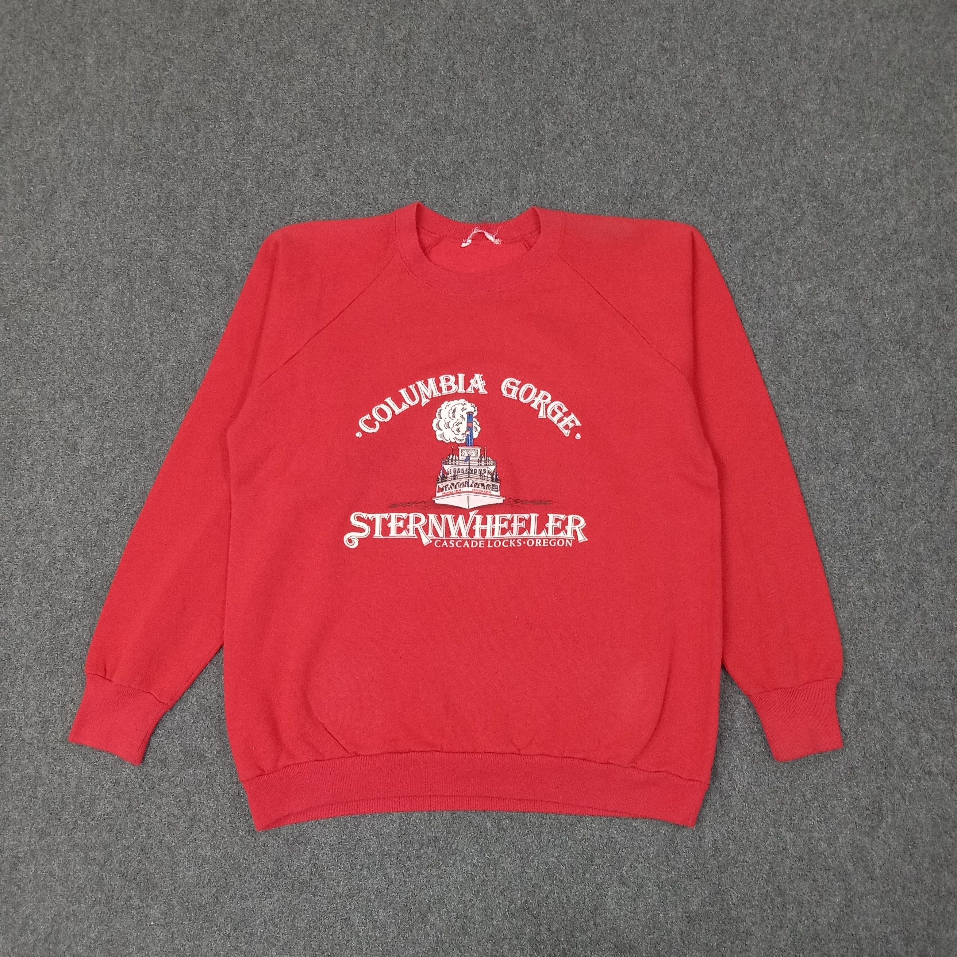 Vintage Columbia Gorge Strenwheleer Retro Style Sweatshirt C253N4 Size US M / EU 48-50 / 2 - 1 Thumbnail