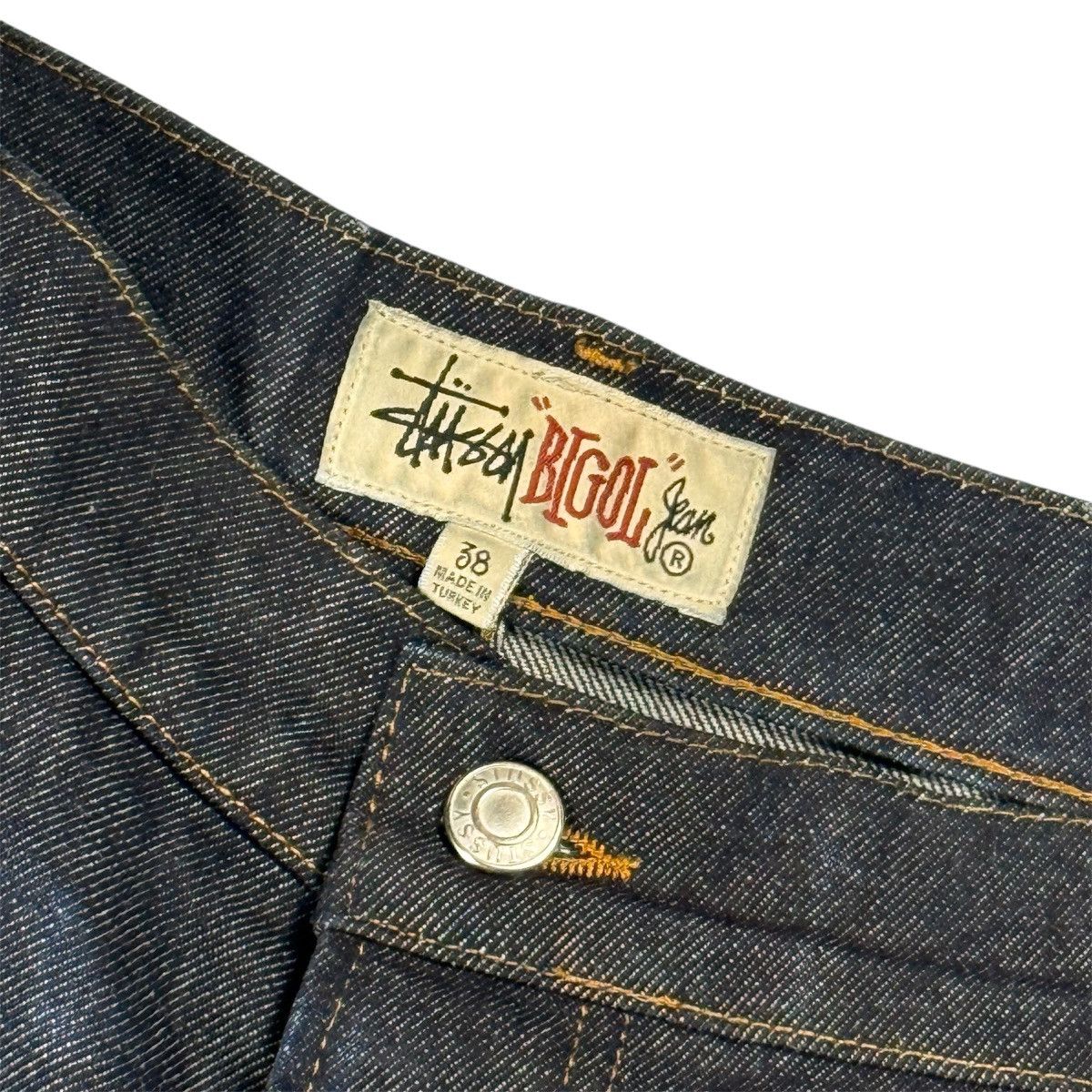Stussy Raw Indigo Big Ol Shorts Size US 38 / EU 54 - 4 Thumbnail