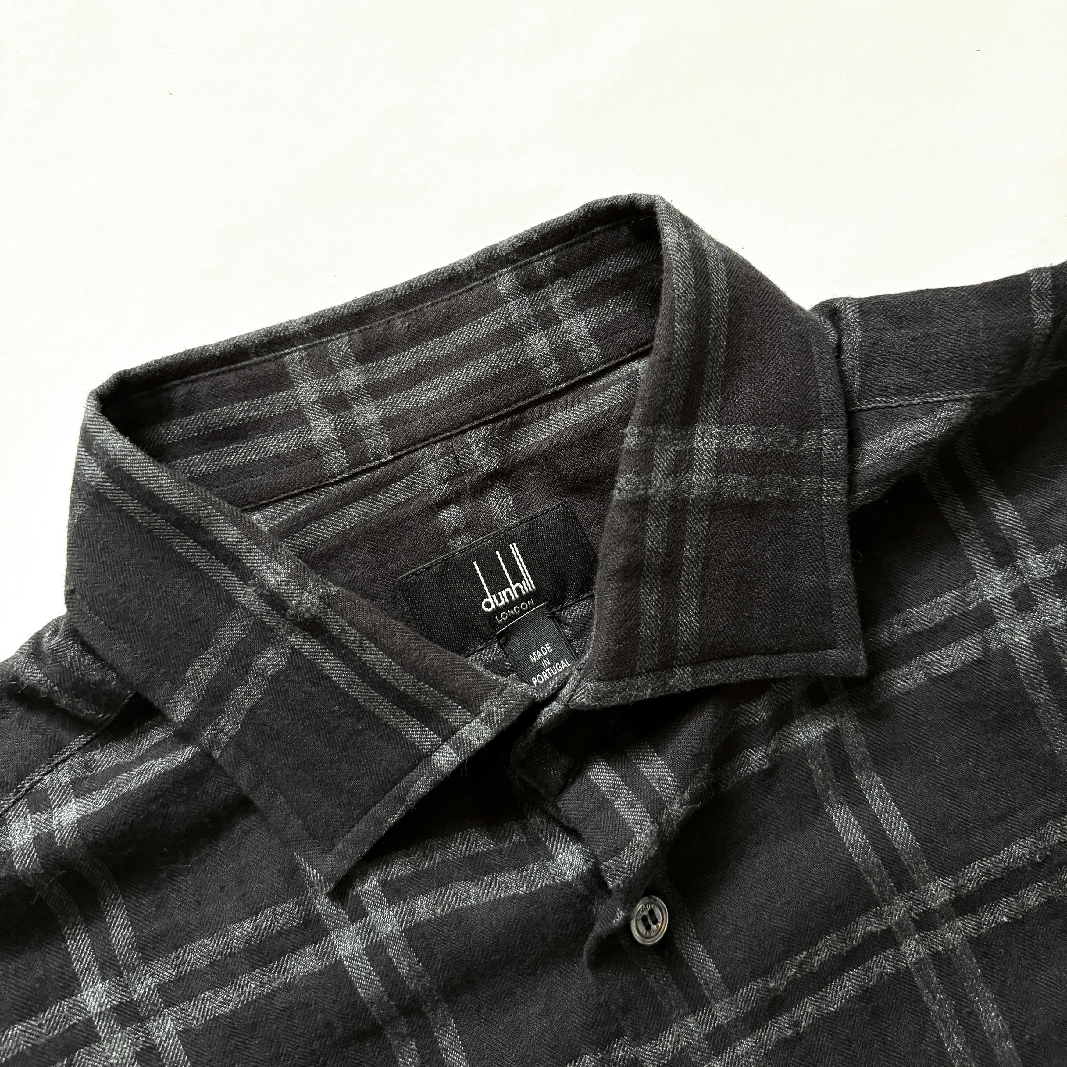 Alfred Dunhill Grey plaid button up Size US L / EU 52-54 / 3 - 3 Thumbnail