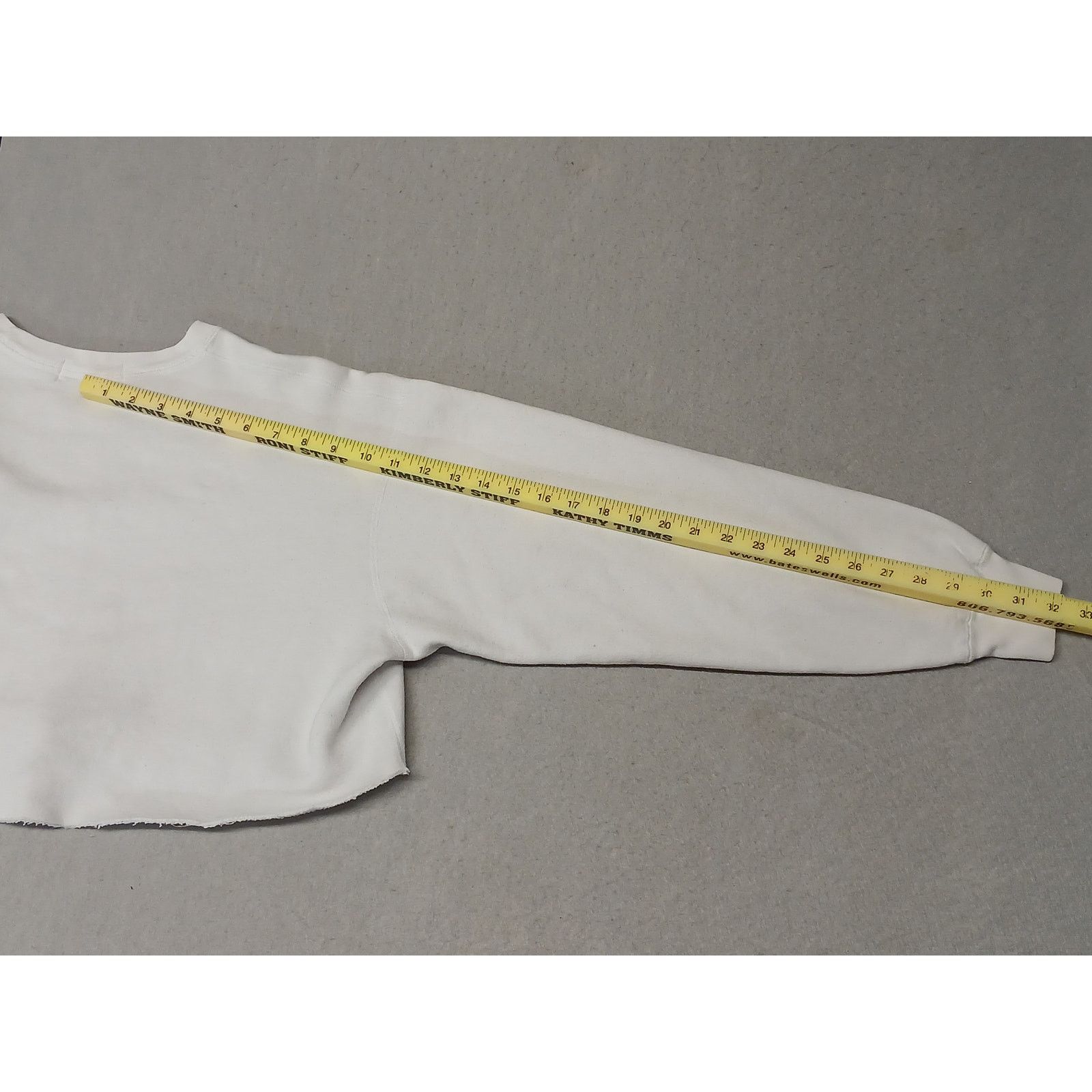 Polo Ralph Lauren Polo Ralph Lauren (Medium) White Crop Crew Sweatshirt Size M / US 6-8 / IT 42-44 - 11 Thumbnail