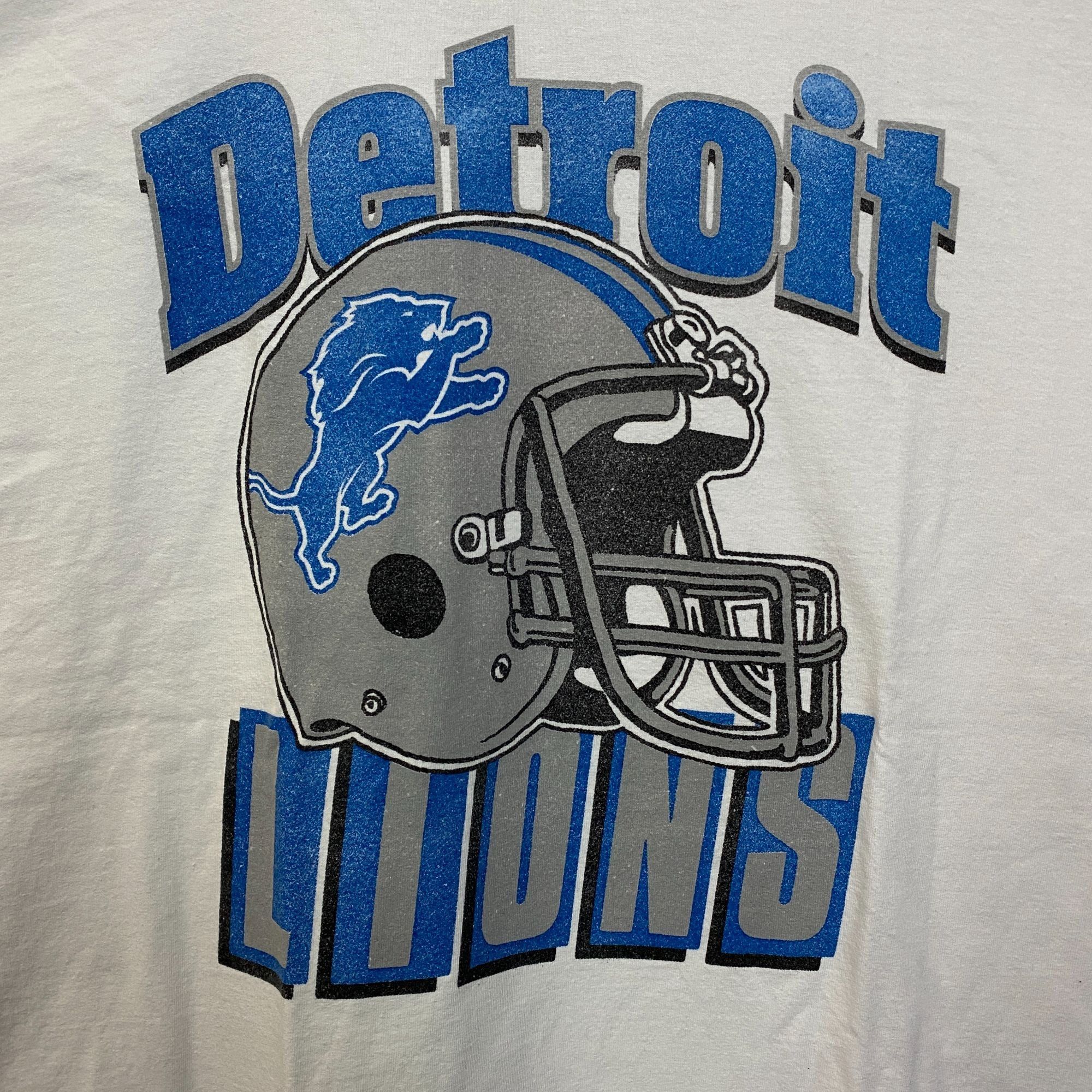 Junk Food Junk Food Clothing NFL Detroit Lions Throwback Helmet Logo T Size US XXL / EU 58 / 5 - 2 Thumbnail
