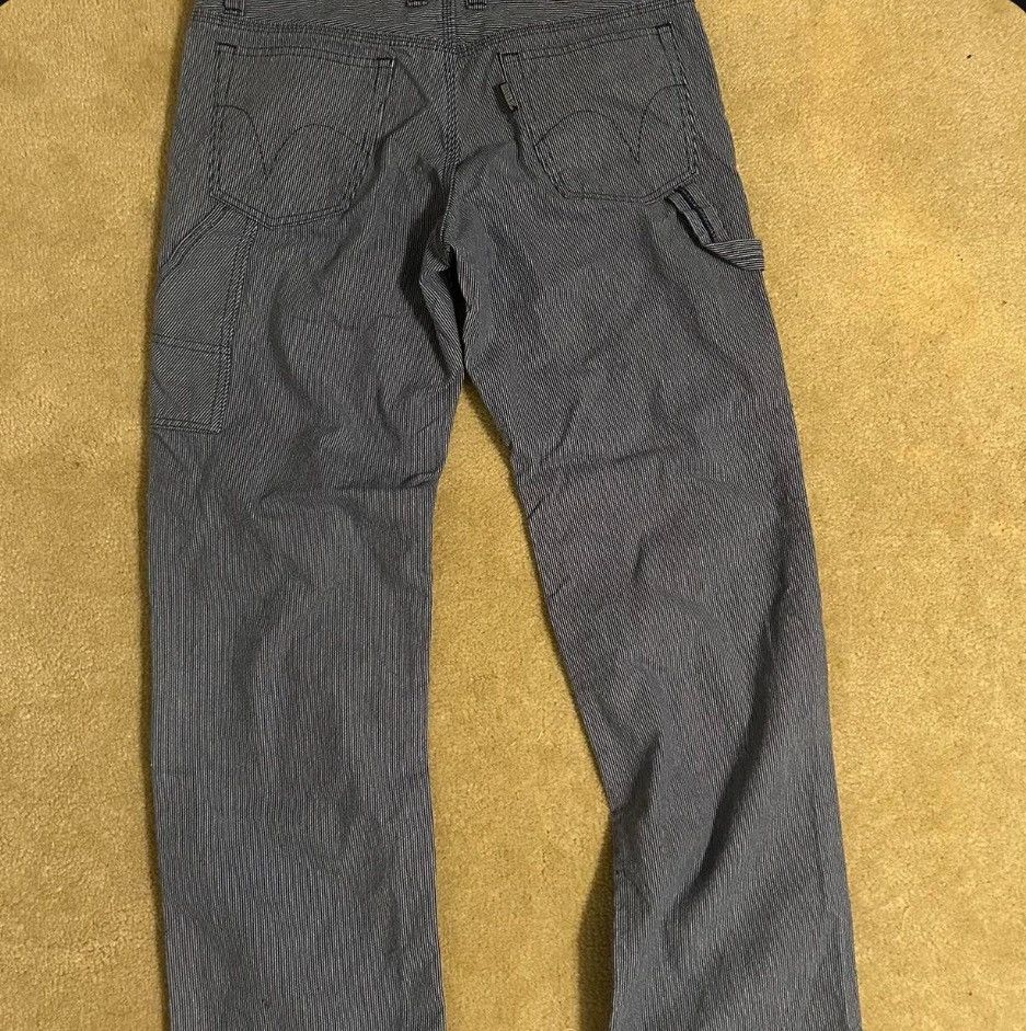 Hysteric Glamour Hysteric Glamour Pinstripe Kinky Carpenter Jeans Size US 30 / EU 46 - 3 Thumbnail