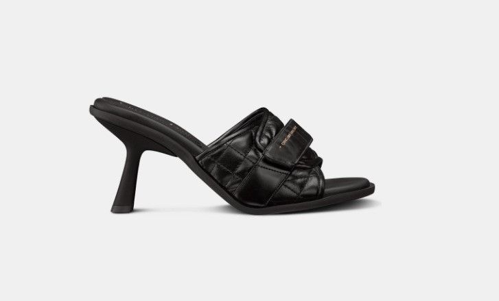 Dior o1w1db11024 Evolution Heeled Slides in Black Size US 10 / IT 40 - 1 Thumbnail