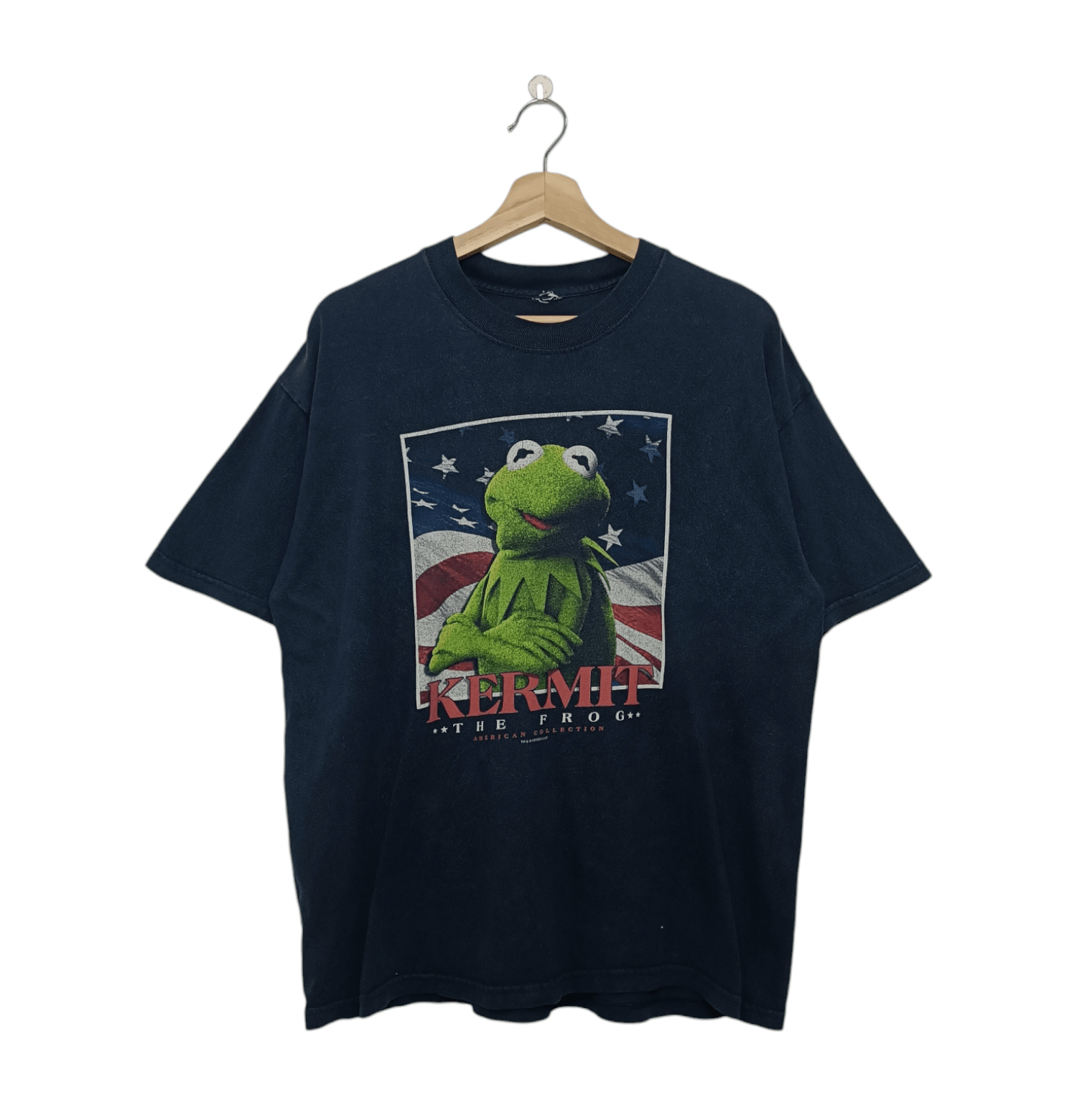 VINTAGE 2002 KERMIT THE FROG MUPPET ELMO SESAME VERY RARE Ts