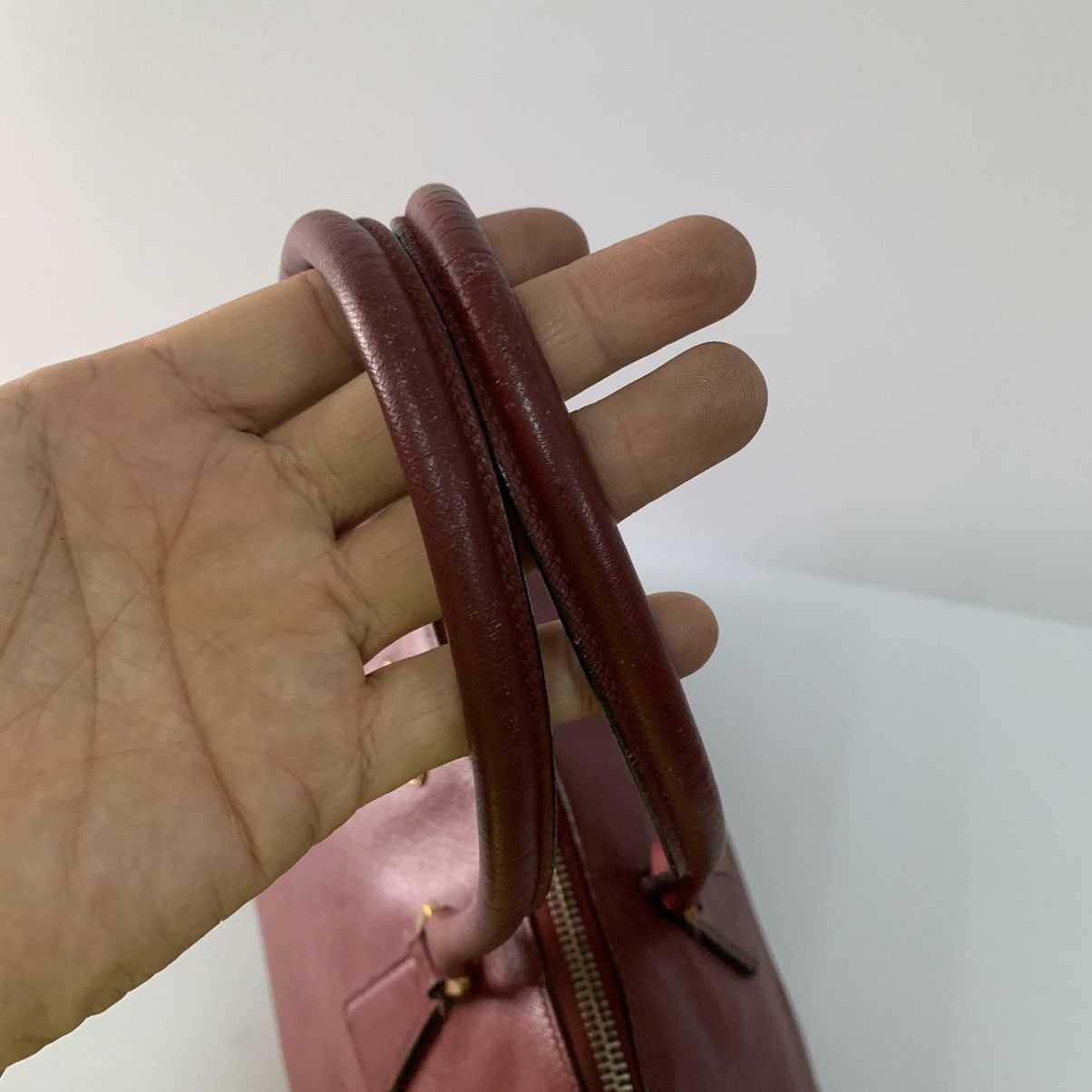 Prada Prada Alma Leather Handbag Size ONE SIZE - 12 Thumbnail