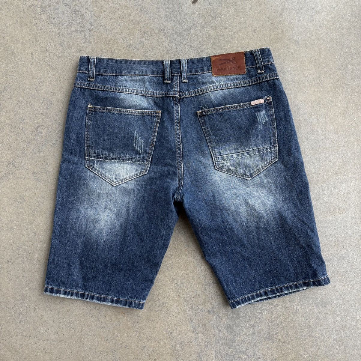 Vintage Y2K Vintage Baggy Denim Jeans Shorts Southpole IWOLLENCE 36" Size US 36 / EU 52 - 2 Thumbnail