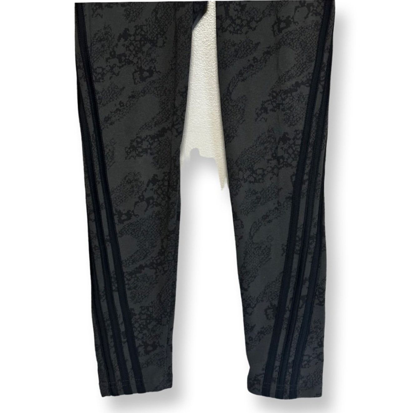 Adidas Adidas Track Pants Abstract Iconic 3-Stripes Gray Black S Size 26" / US 2 / IT 38 - 3 Thumbnail