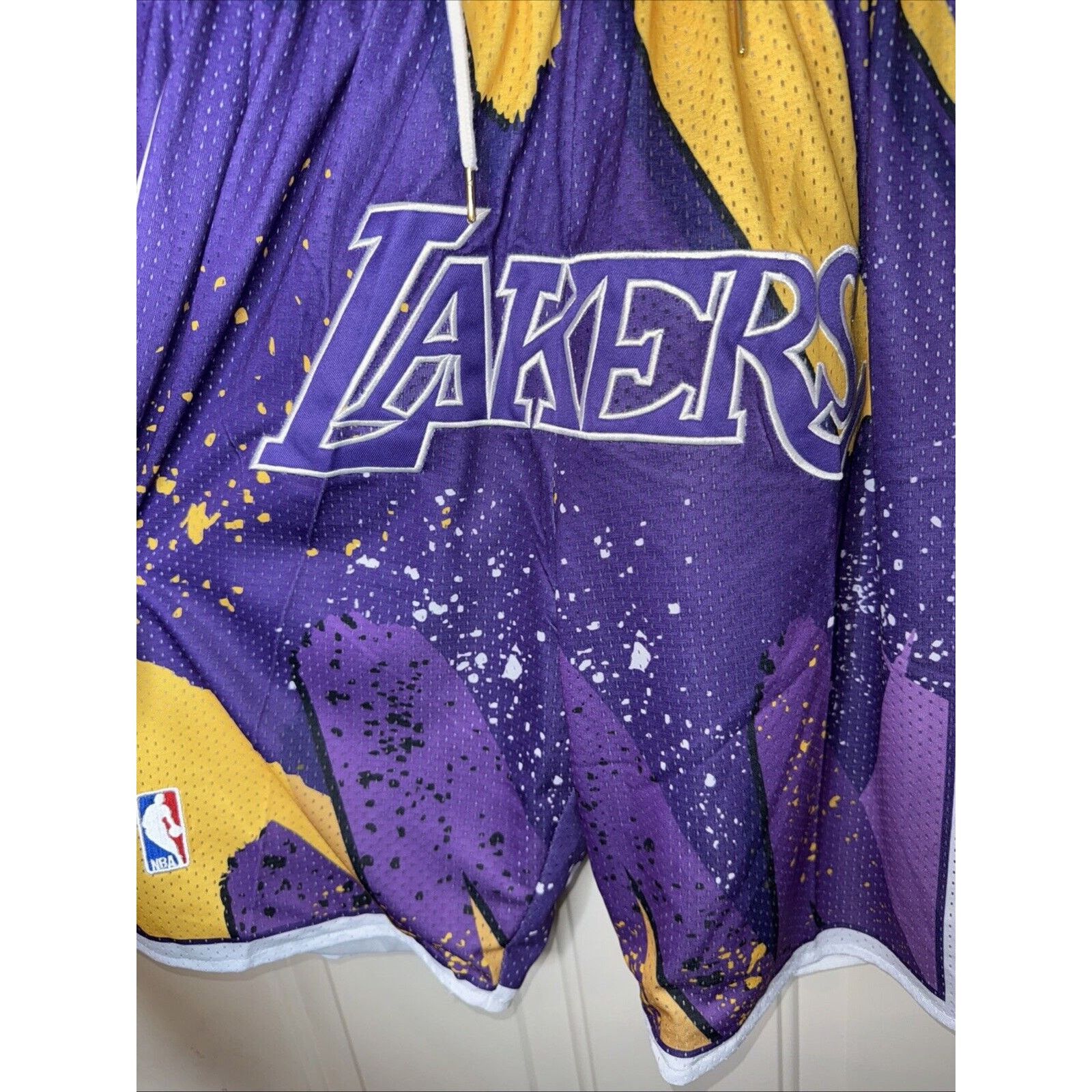 Just Don Shorts Los Angeles Lakers Men's Size 2XL Purple