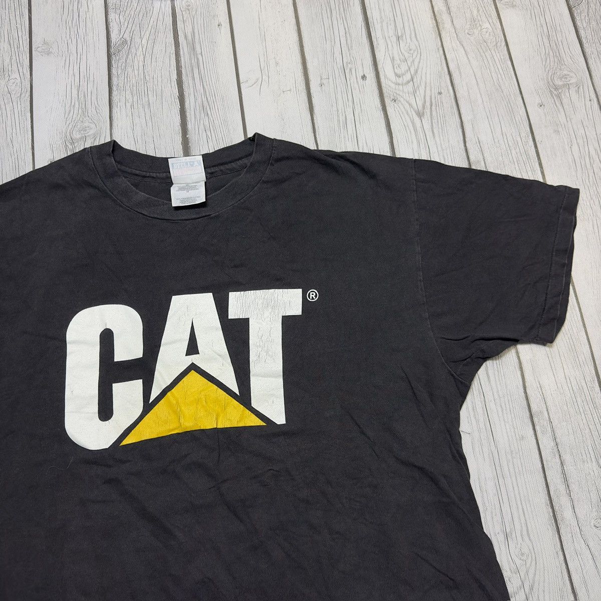 Hanes × Vintage Vintage Caterpillar tee Size US XL / EU 56 / 4 - 3 Thumbnail