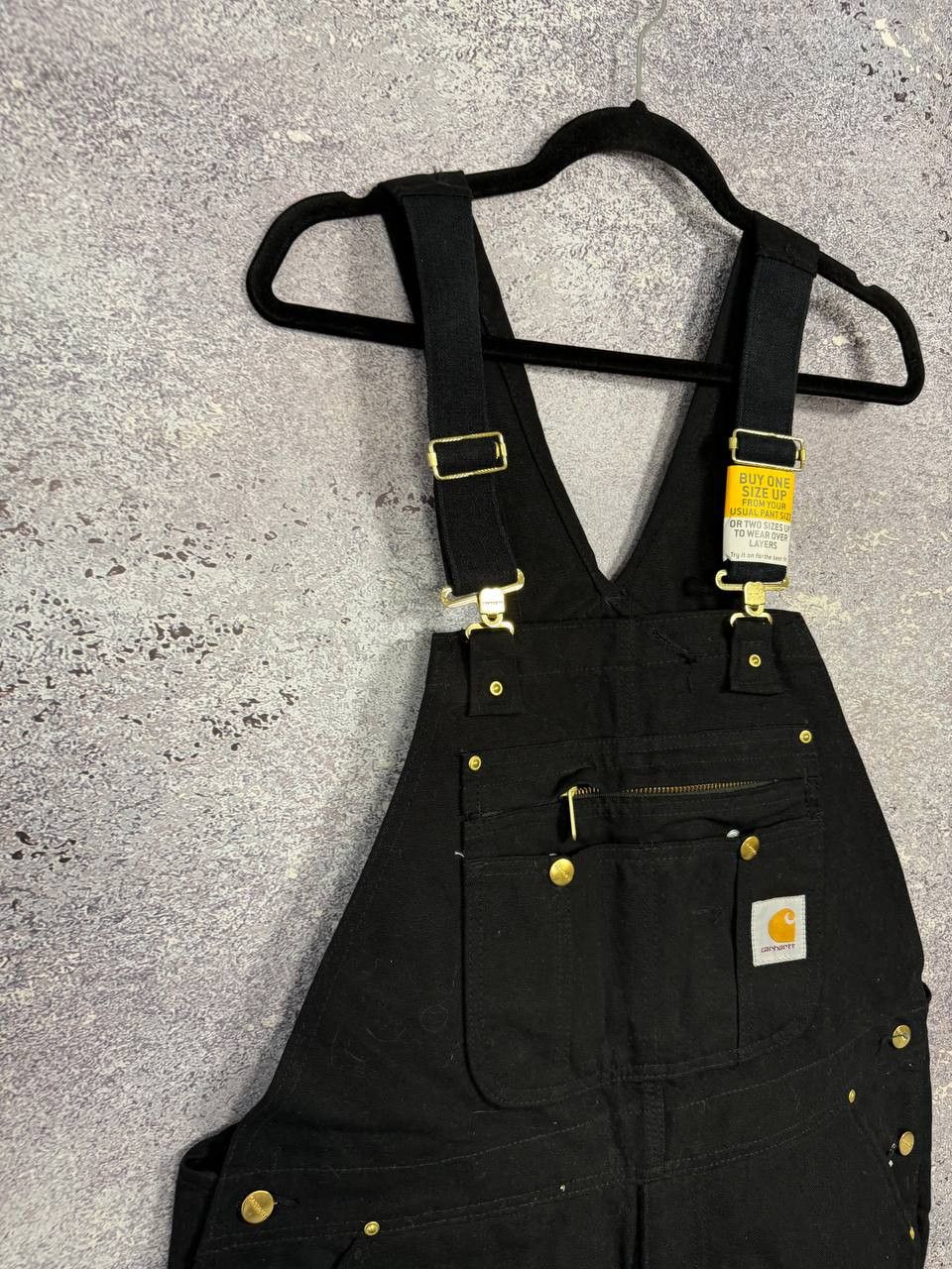 Carhartt NWT CARHARTT Double Knee Overall Black Fit 42x30 Size US 42 / EU 58 - 5 Thumbnail