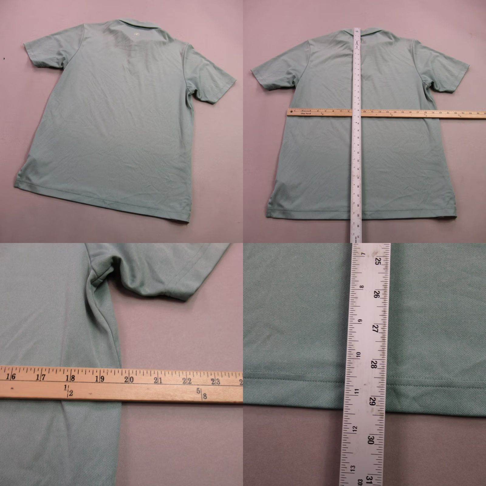 TravisMathew Travis Mathew Men’s Performance Golf Polo Shirt | Size M | Green Striped Short Sleeve Polo Men Regular Fit Size US M / EU 48-50 / 2 - 8 Thumbnail