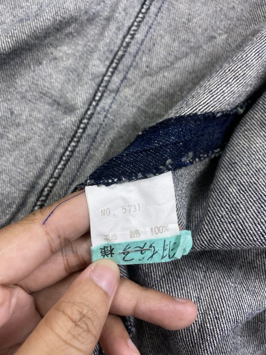 Vintage 🔥Rare Vintage Bourbon Punk Cropped Denim Jacket Size M / US 6-8 / IT 42-44 - 9 Thumbnail