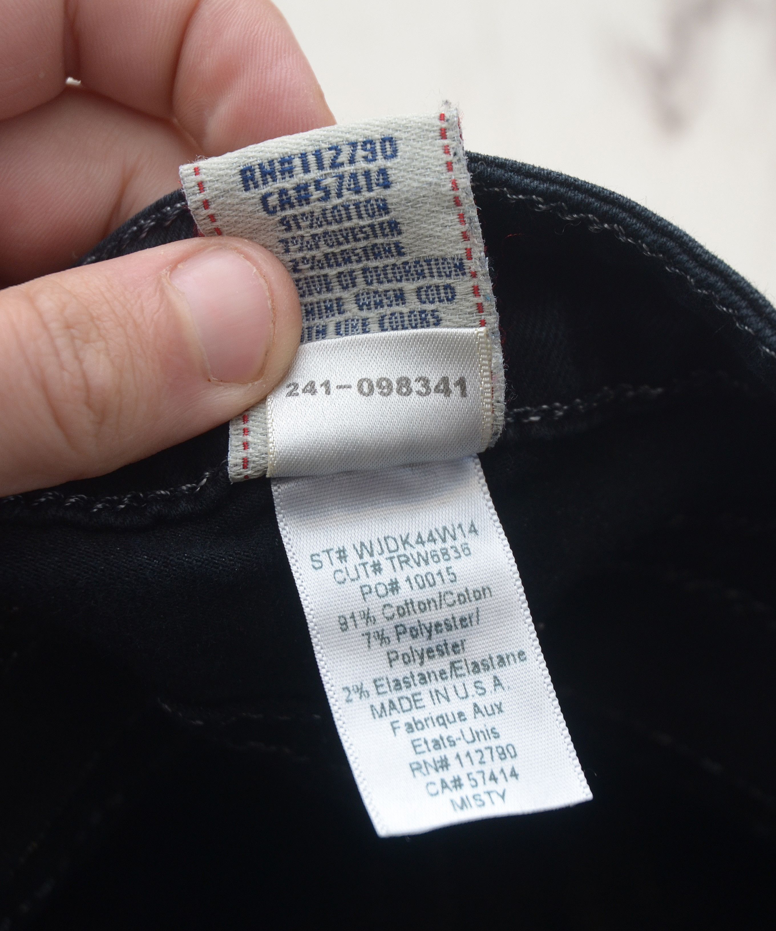 True Religion × Vintage Vintage True Religion Jeans Made in USA Misty Black Y2K Size 27" / US 4 / IT 40 - 13 Thumbnail
