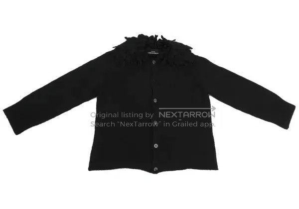 Comme des Garcons Comme Des Garcons Black Retro Lace Design Knit Top Size M / US 6-8 / IT 42-44 - 2 Thumbnail