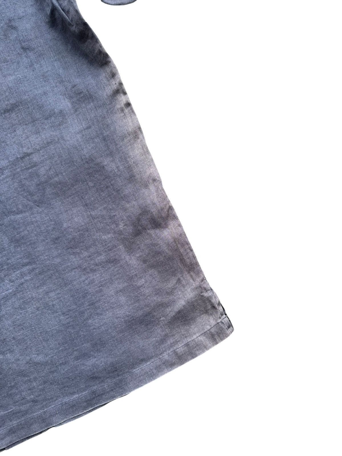 ABAHOUSE Abahouse Faded Indigo Patch Shirt Size US XXL / EU 58 / 5 - 7 Thumbnail