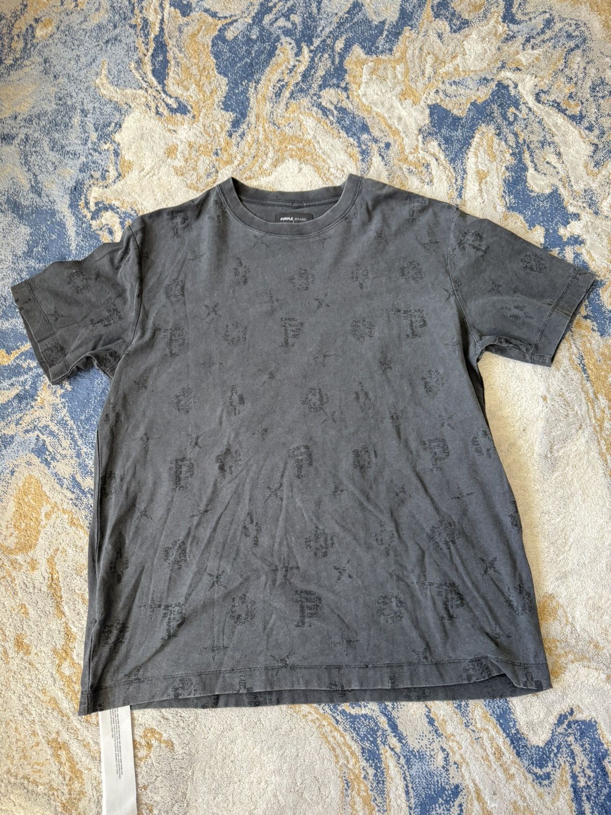 Purple Brand Purple brand monogram logo tee black XL Size US XL / EU 56 / 4 - 1 Thumbnail