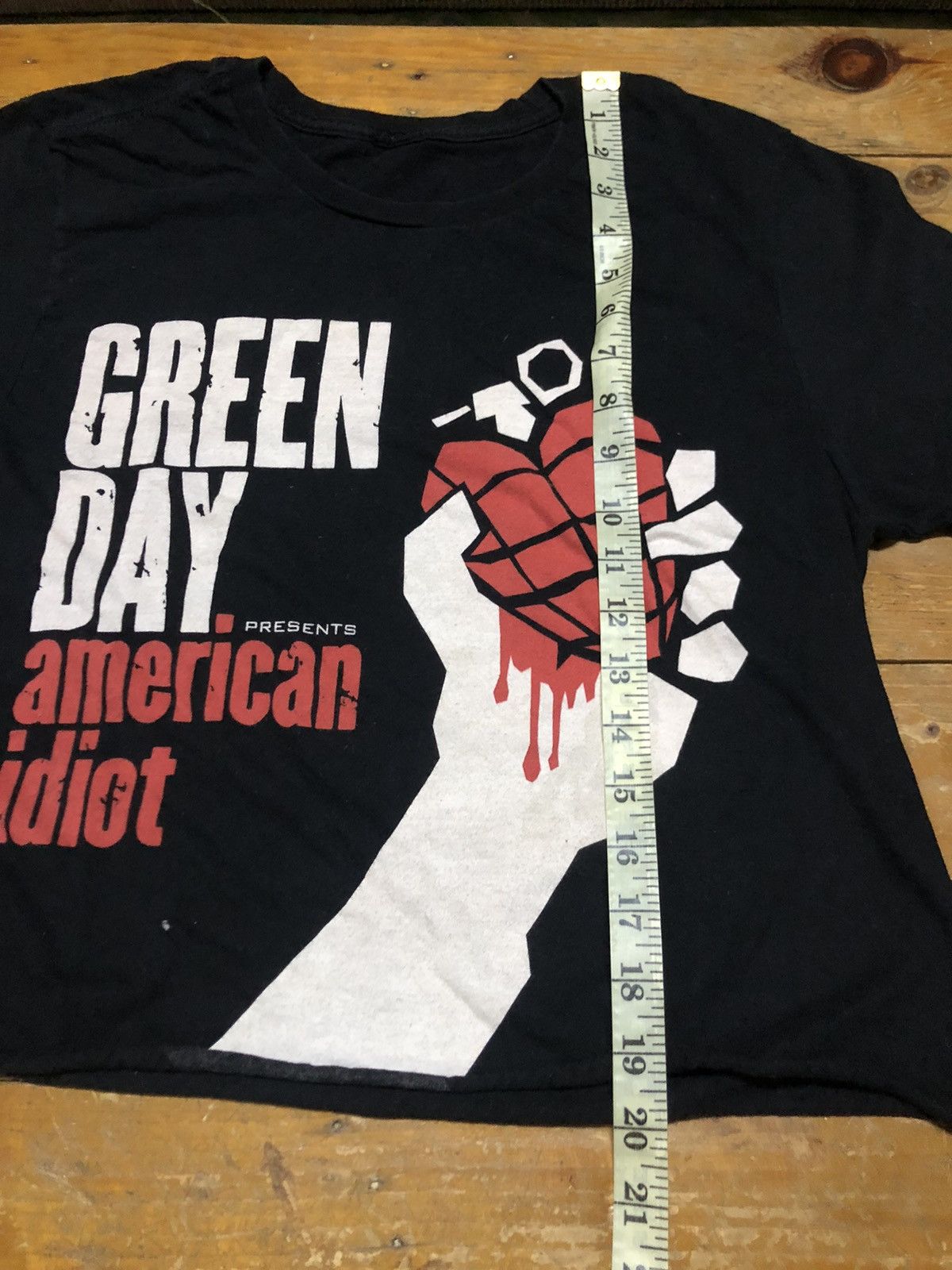 Band Tees Hype Green Day American Idiot Album Crop Tee Size S / US 4 / IT 40 - 5 Thumbnail