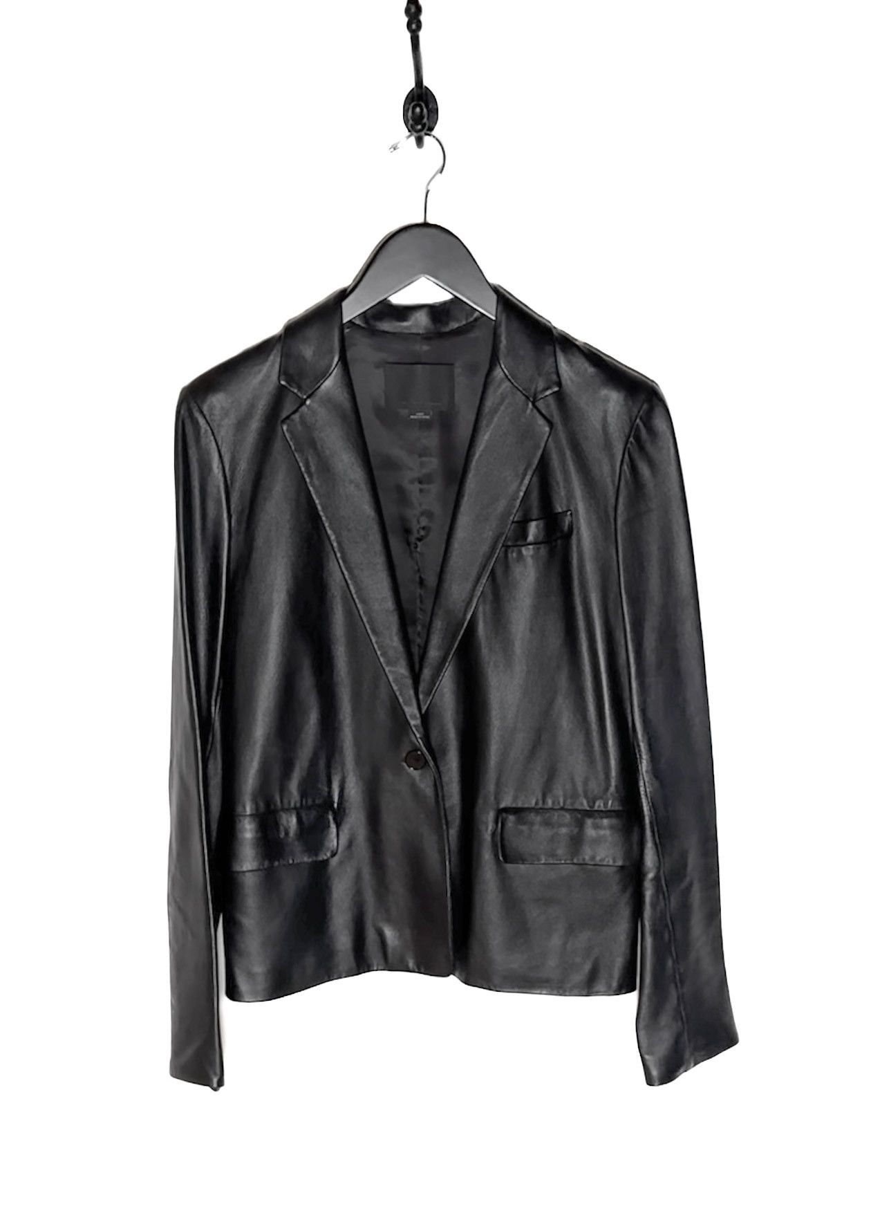 Alexander Wang Alexander Wang Black Leather Blazer Size XS / US 0-2 / IT 36-38 - 1 Thumbnail