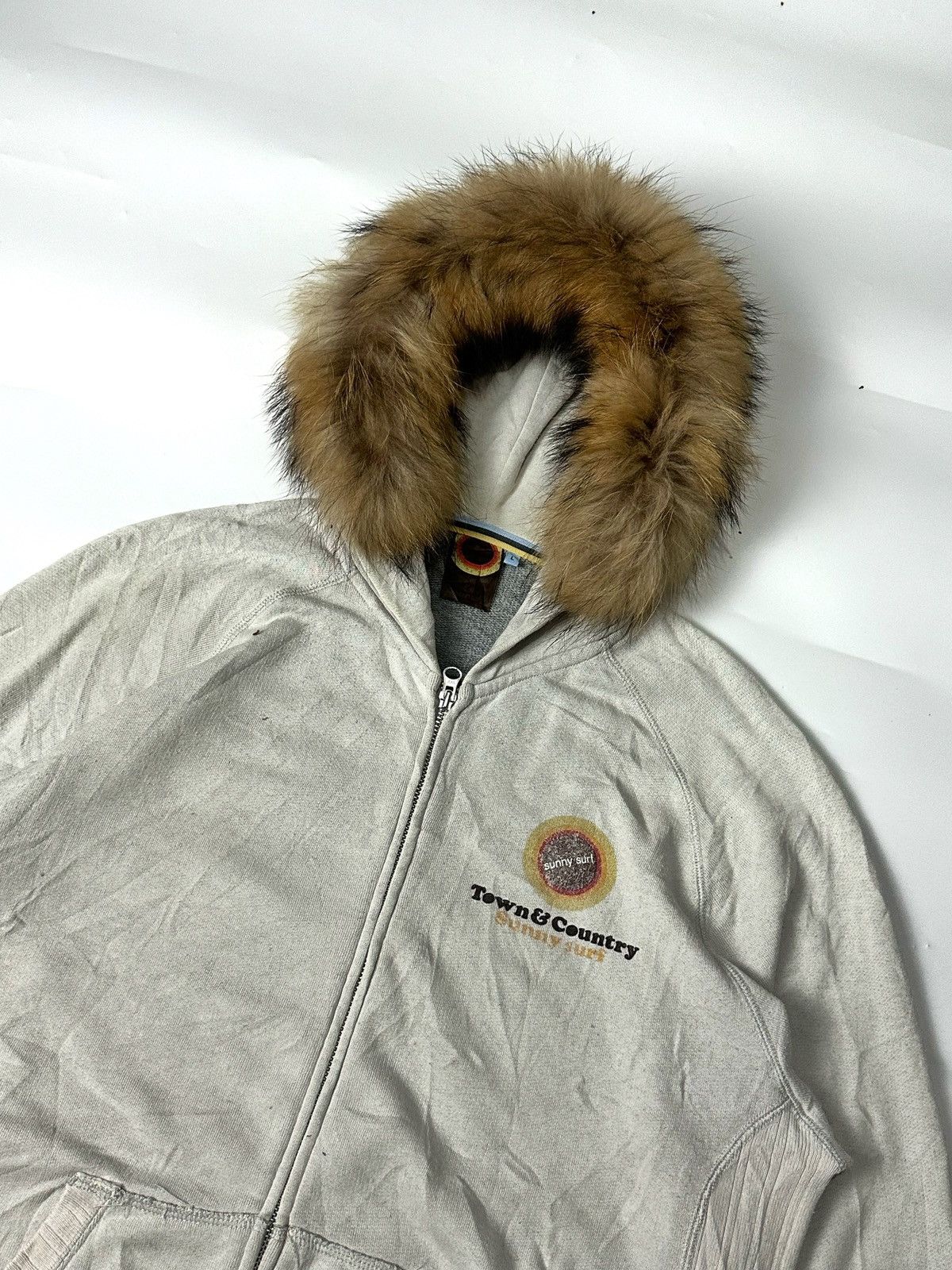 Hysteric Glamour × Japanese Brand × Le Grande Bleu (L.G.B.) Furhoodie Town and Country Style Ifsix Lgb Size US L / EU 52-54 / 3 - 3 Thumbnail