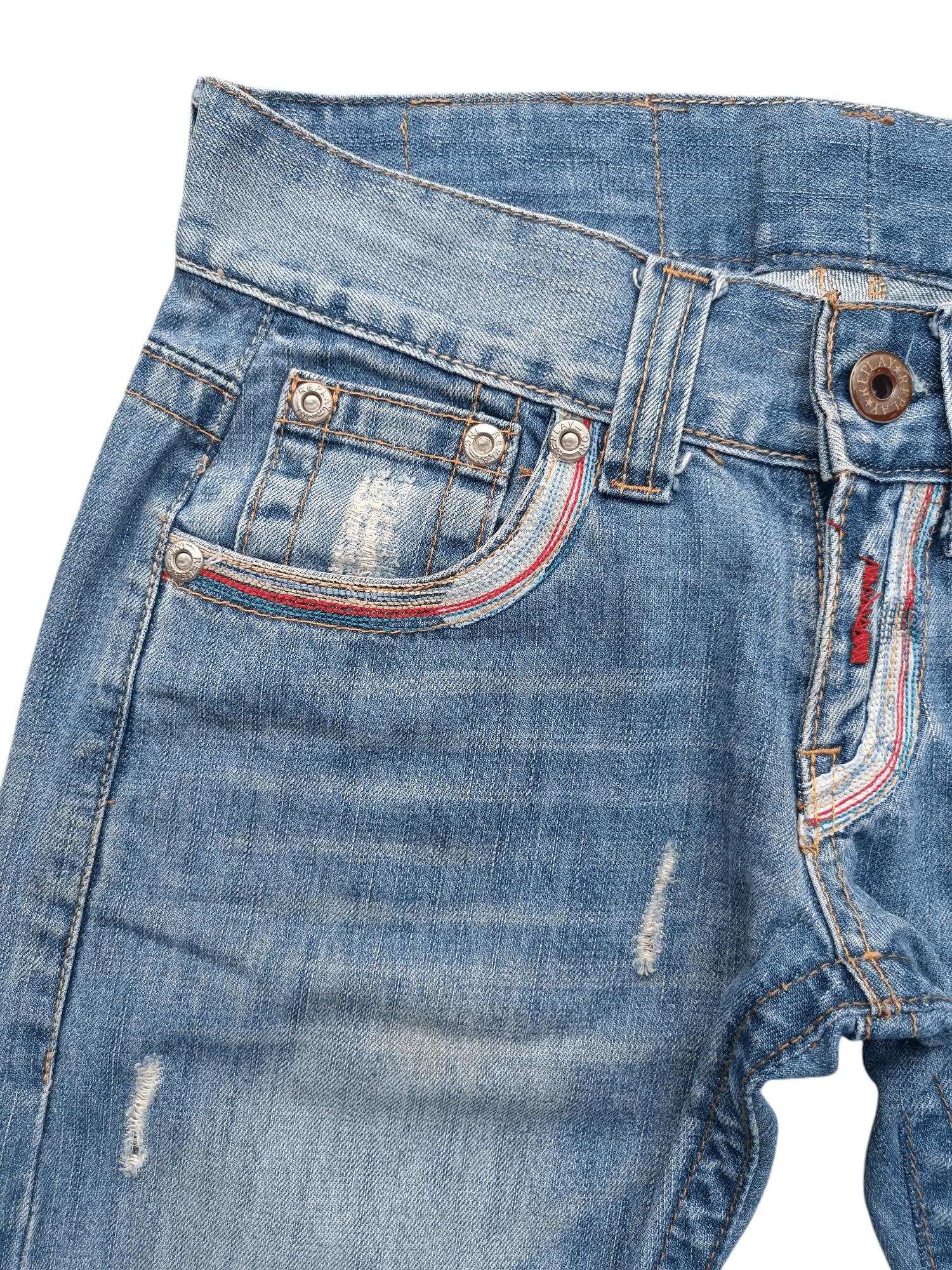Replay × Vintage vintage replay distressed denim Size US 28 / EU 44 - 3 Thumbnail