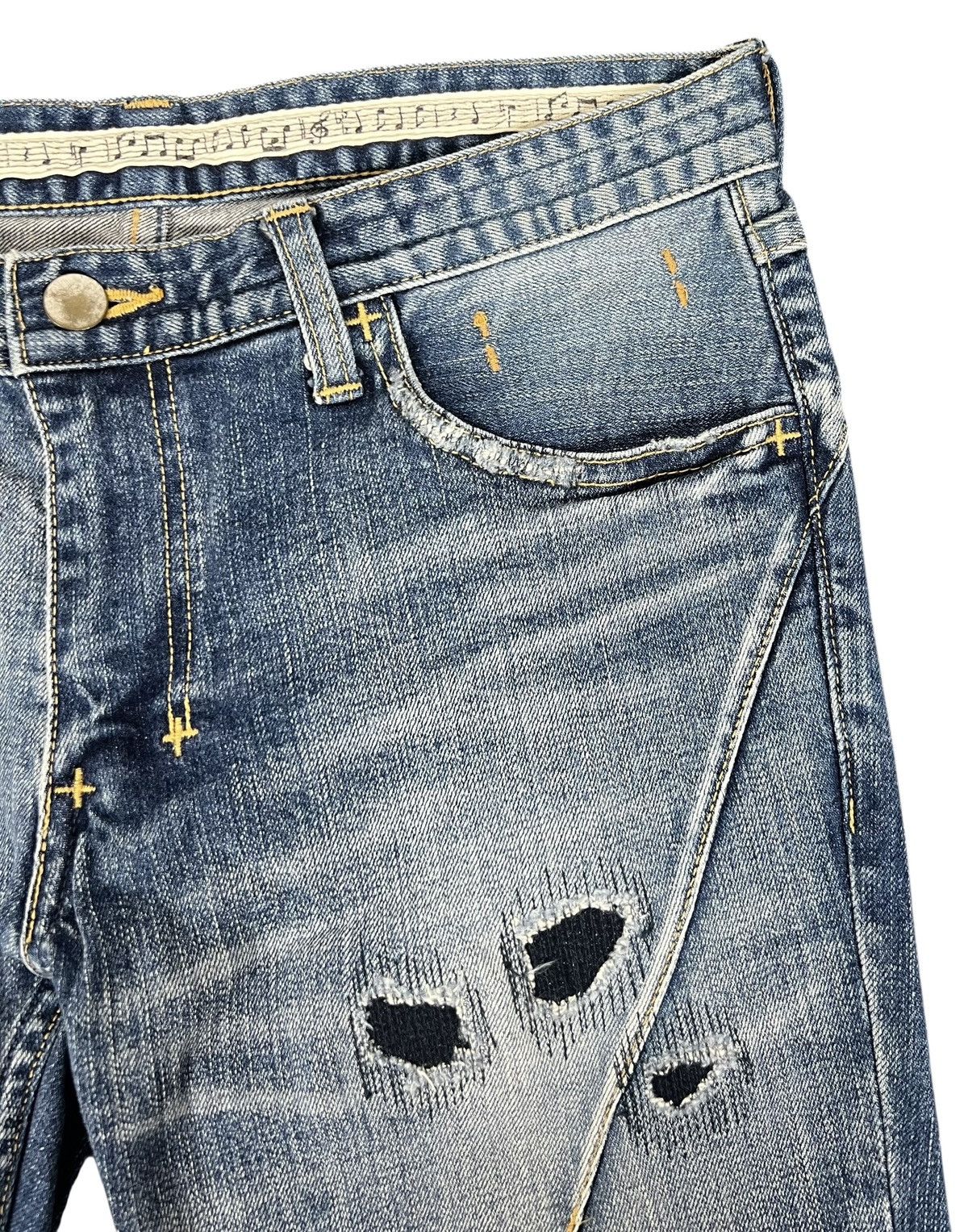 Number (N)ine Number Nine Distressed Denim Size US 30 / EU 46 - 6 Thumbnail