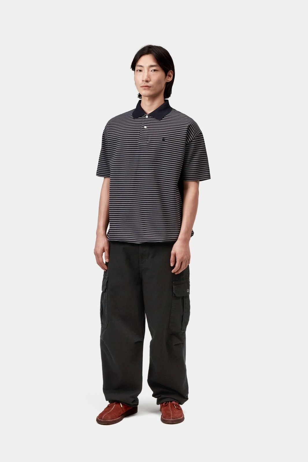 Carhartt Wip Stanton Cargo Pant in Black (Stone Washed) Size US 33 - 4 Thumbnail