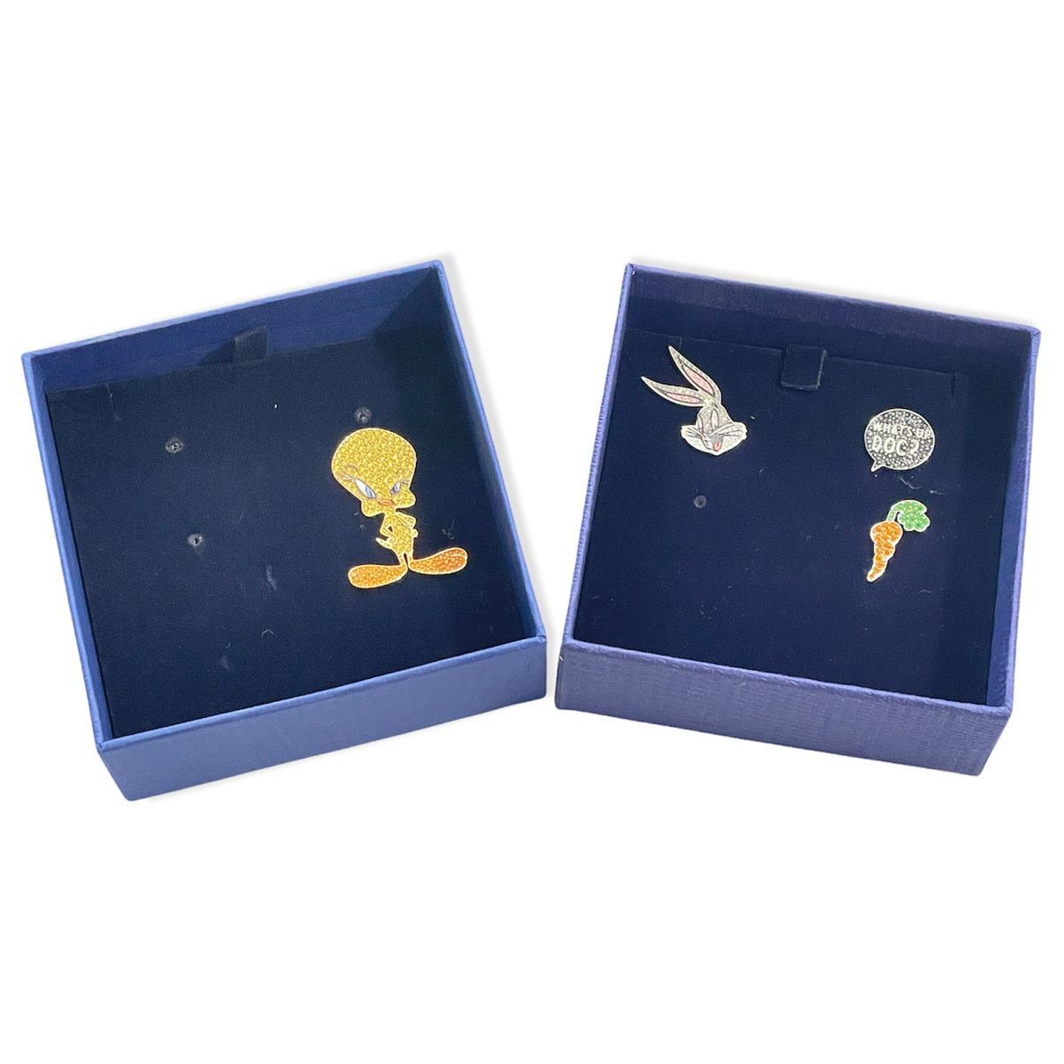Swarovski Swarovski LOONEY TUNES BUGS BUNNY TIE PIN SET & TWEETY PIN Size ONE SIZE - 4 Thumbnail