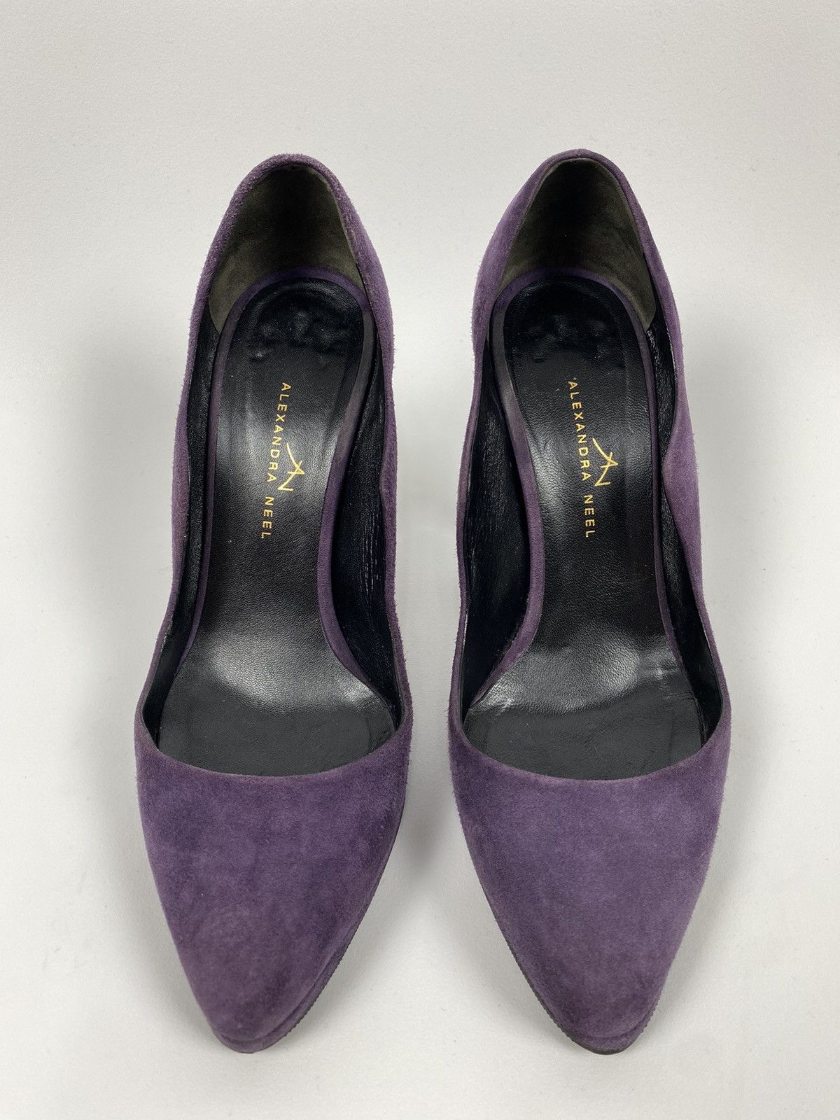 Designer Alexandra Neel Suede Heels size 38 Size US 8 / IT 38 - 2 Thumbnail