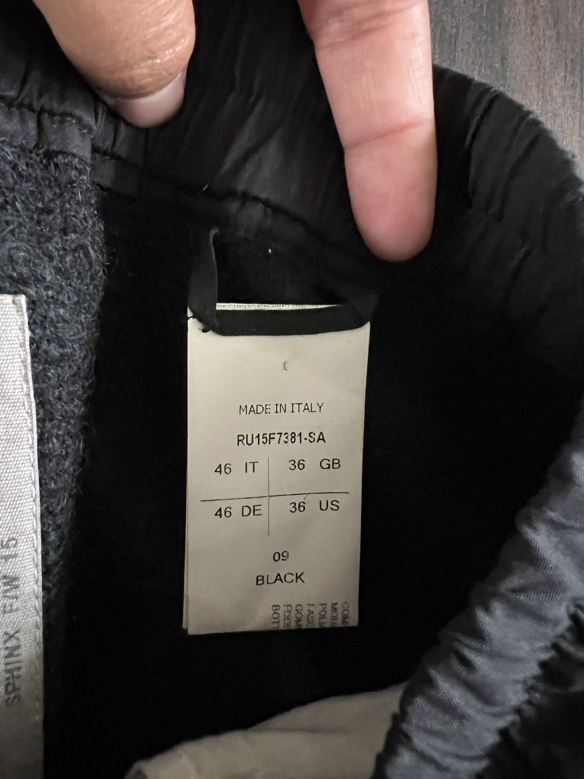 Rick Owens Rick Owens FW/15 Sphinx Cropped Pants Size US 32 / EU 48 - 3 Thumbnail