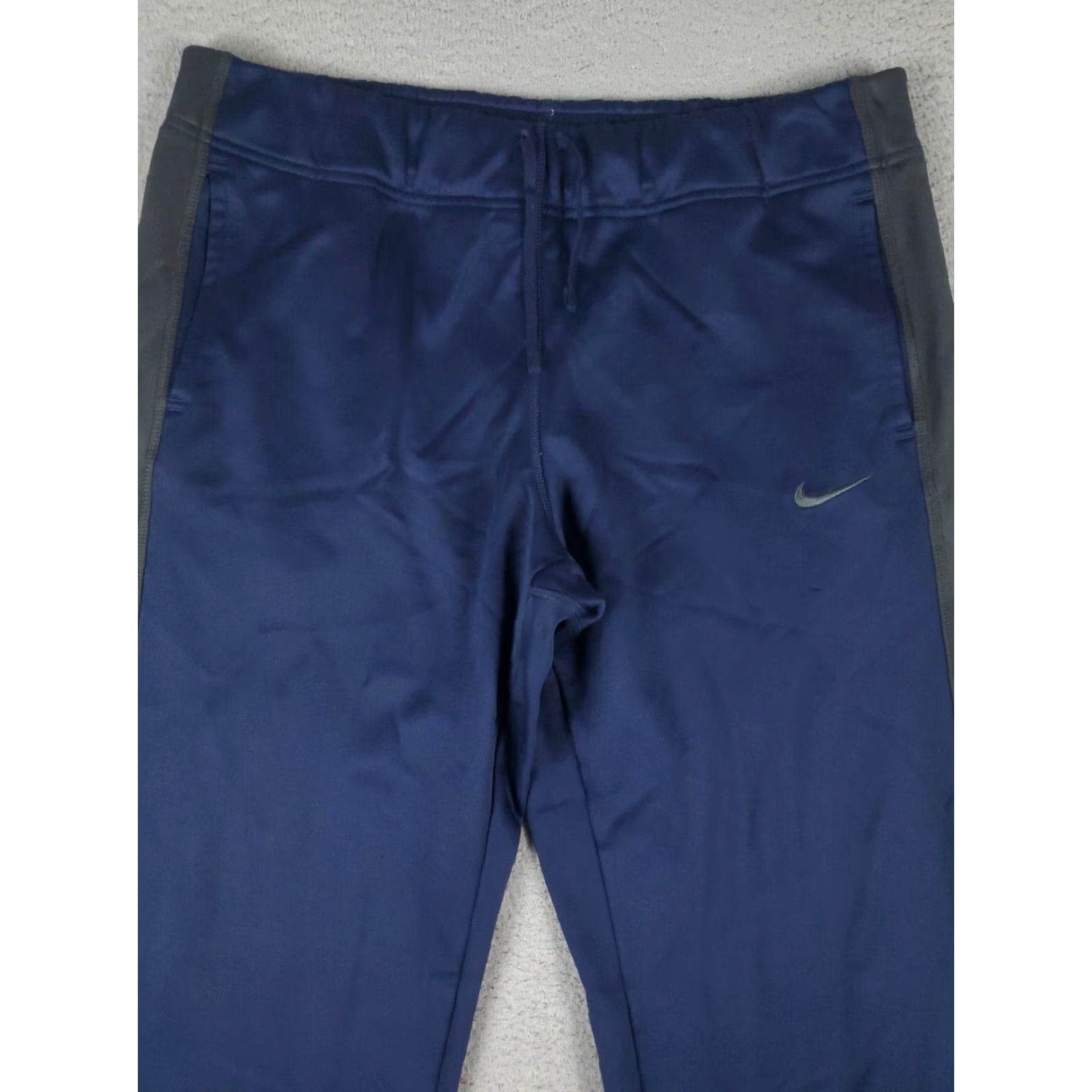 Nike Nike Pants Mens Large Blue Tech Fleece Ankle Zip Track Joggers Sweatpants Size US 33 - 2 Thumbnail