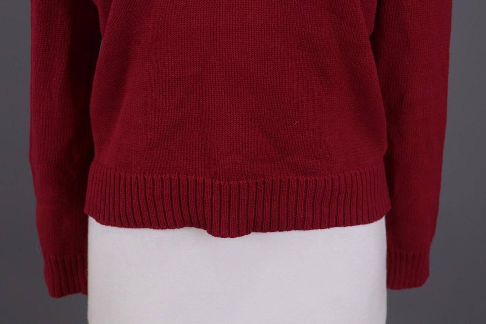 Lauren Ralph Lauren Lauren Ralph Lauren Red High Neck Jumper Sweater Size S Size S / US 4 / IT 40 - 6 Thumbnail