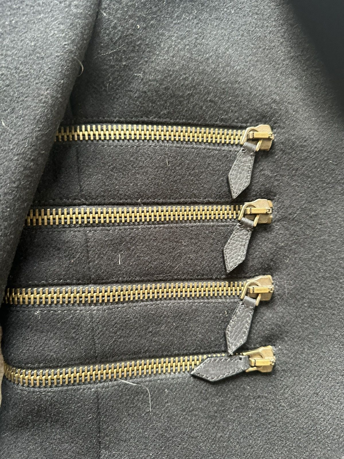 Trussardi Trussardi 1911 | Multi-Zipper Military Statement Coat Size US M / EU 48-50 / 2 - 2 Thumbnail
