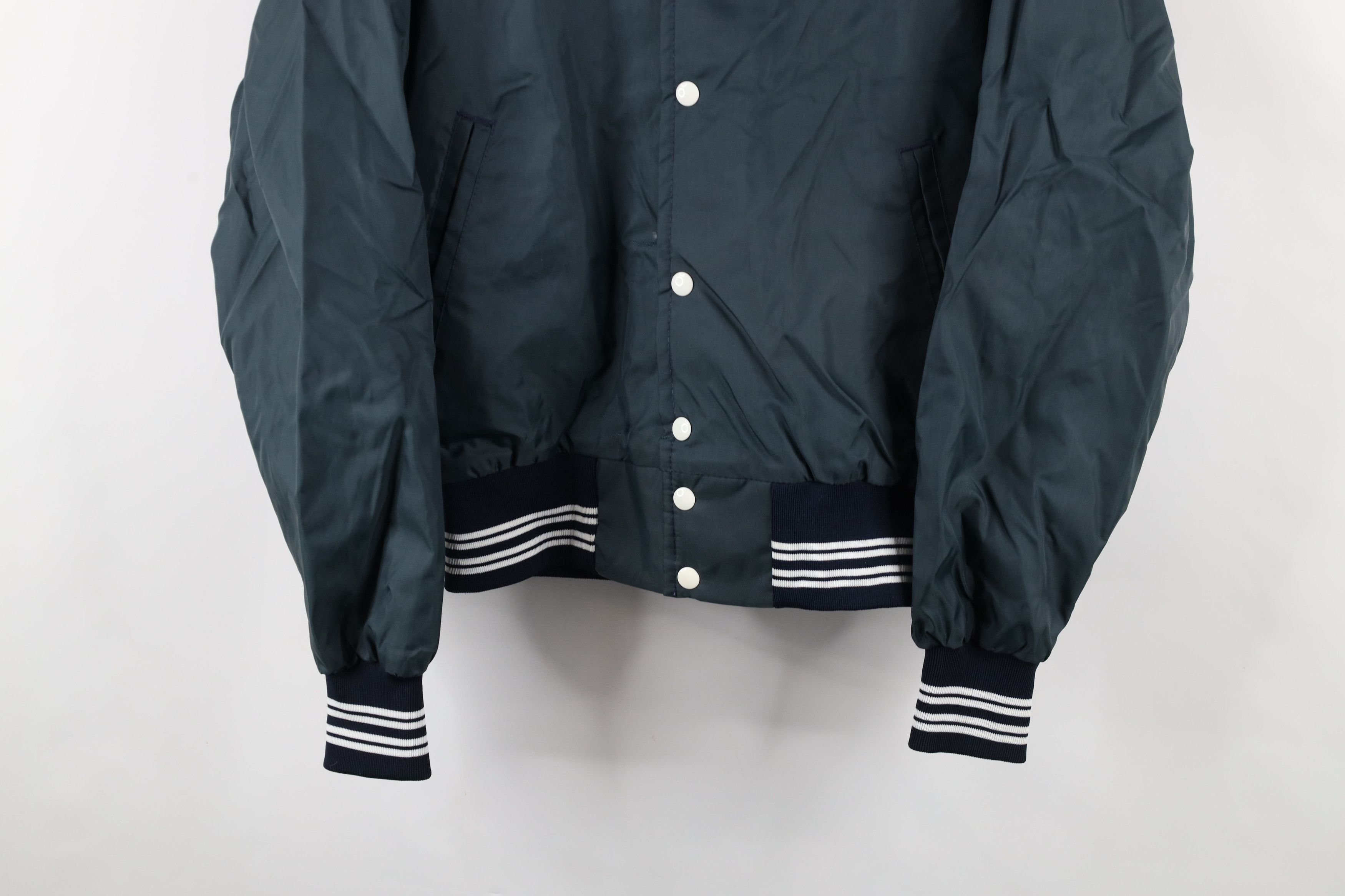 Vintage Vintage 80s 90s Bartlett Nuclear Satin Bomber Jacket USA Size US M / EU 48-50 / 2 - 3 Thumbnail