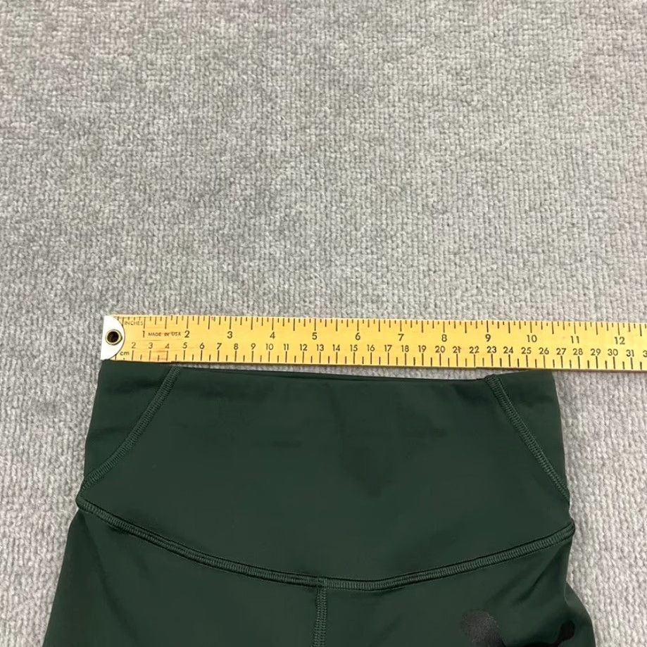 Lululemon Lululemon Base Pace Tights Womens Sz 2 25" Rainforest Green Gym Activewear Cropped Leggings Size ONE SIZE - 6 Thumbnail