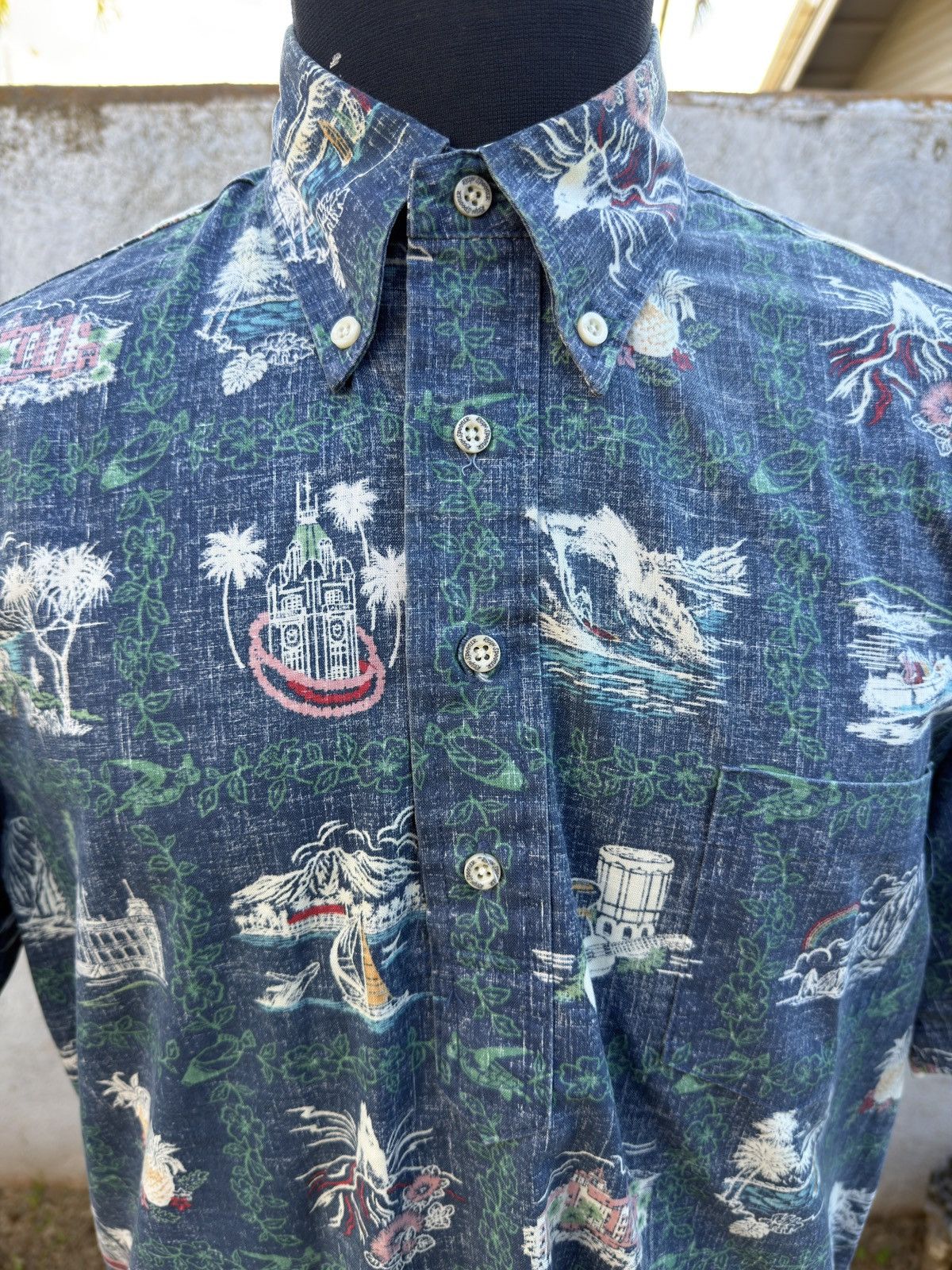 Reyn Spooner PreOwned Reyn Spooner Classic Hawaiian Men's S Multicolored Size US S / EU 44-46 / 1 - 3 Thumbnail