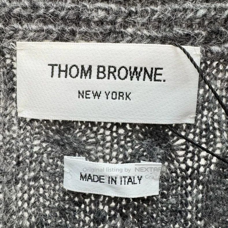 Thom Browne Thom Browne Twisted Wool Knit Long Sweater Size US S / EU 44-46 / 1 - 5 Thumbnail