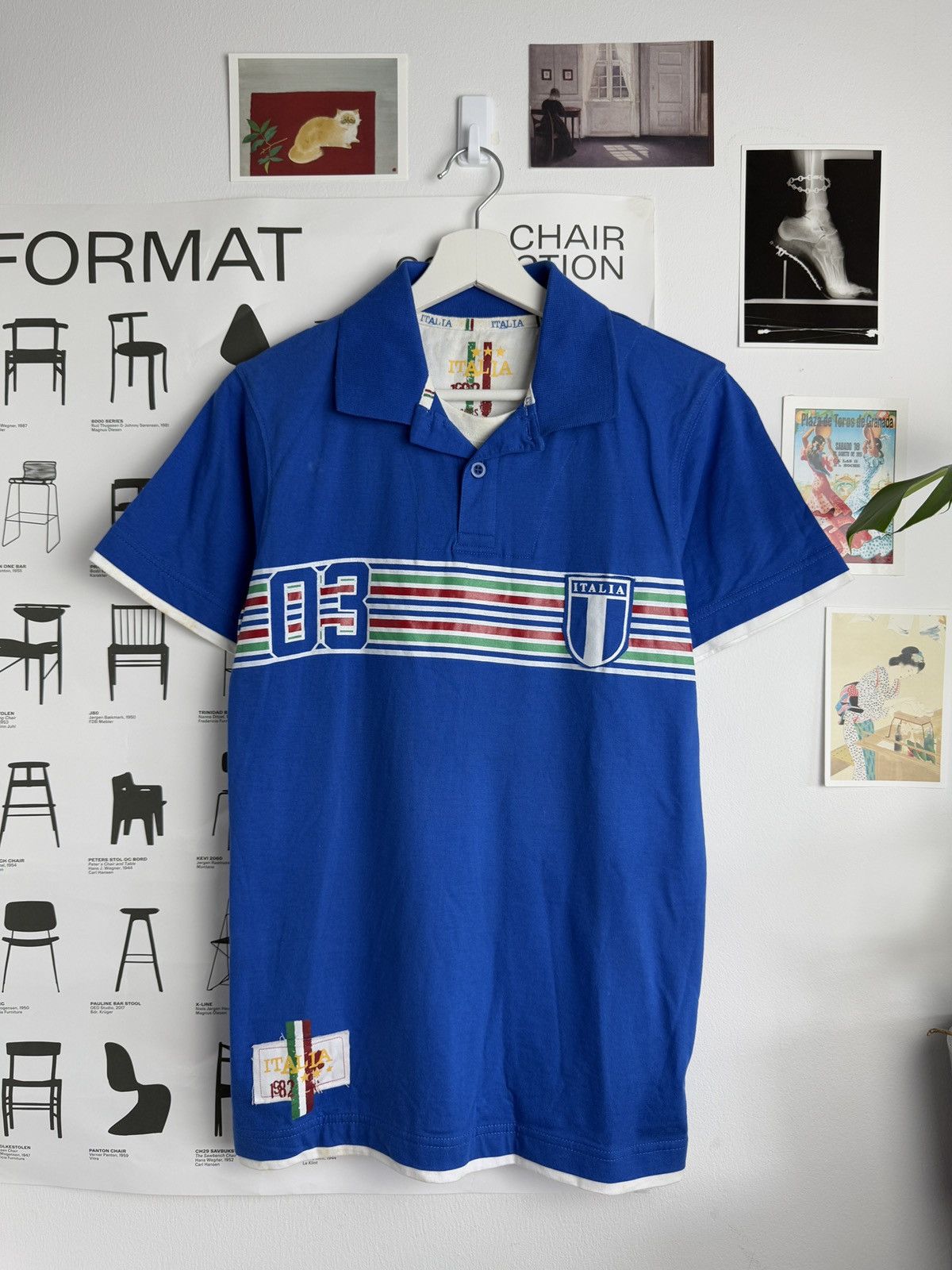 Other Vintage y2k Italy blockcore style polo t-shirt S avantgarde Size US S / EU 44-46 / 1 - 1 Thumbnail