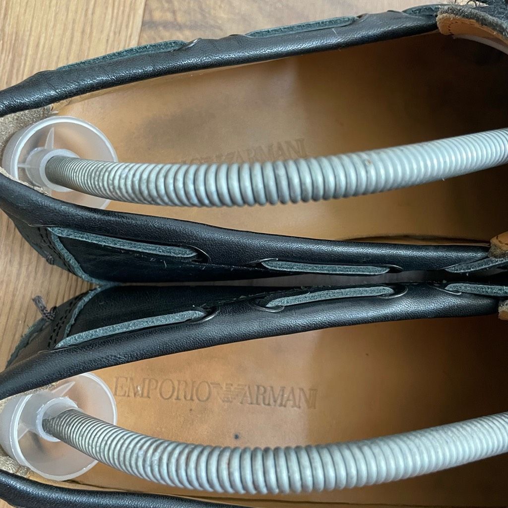 Emporio Armani Emporio Armani Driving Loafers Moccasins Leather Horsehair $ Size US 8 / EU 41 - 8 Thumbnail