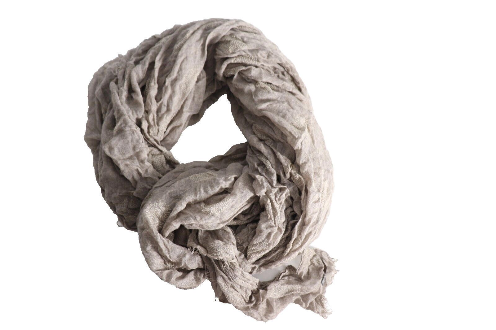 Faliero Sarti Faliero Sarti 37" x 37" Beige Brown Studded Scarf AS IS Size ONE SIZE - 6 Thumbnail