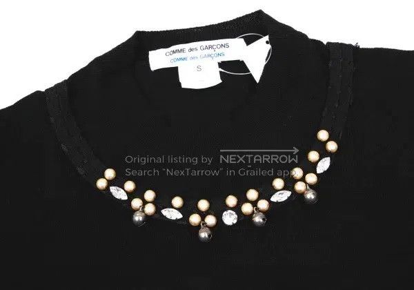 Comme des Garcons Comme Des Garcons Black vintage sequin design sense sweate Size S / US 4 / IT 40 - 5 Thumbnail