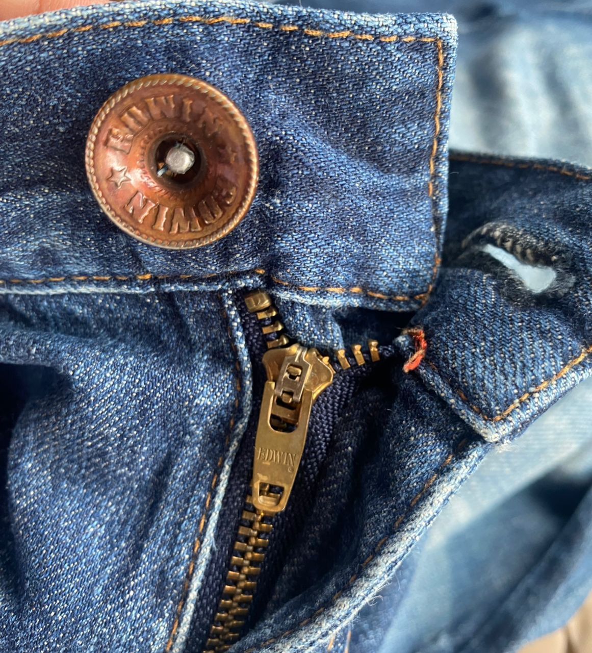 Edwin VINTAGE EDWIN EXCLUSIVE VINTAGE DISTRESSED DENIM Size US 30 / EU 46 - 14 Thumbnail