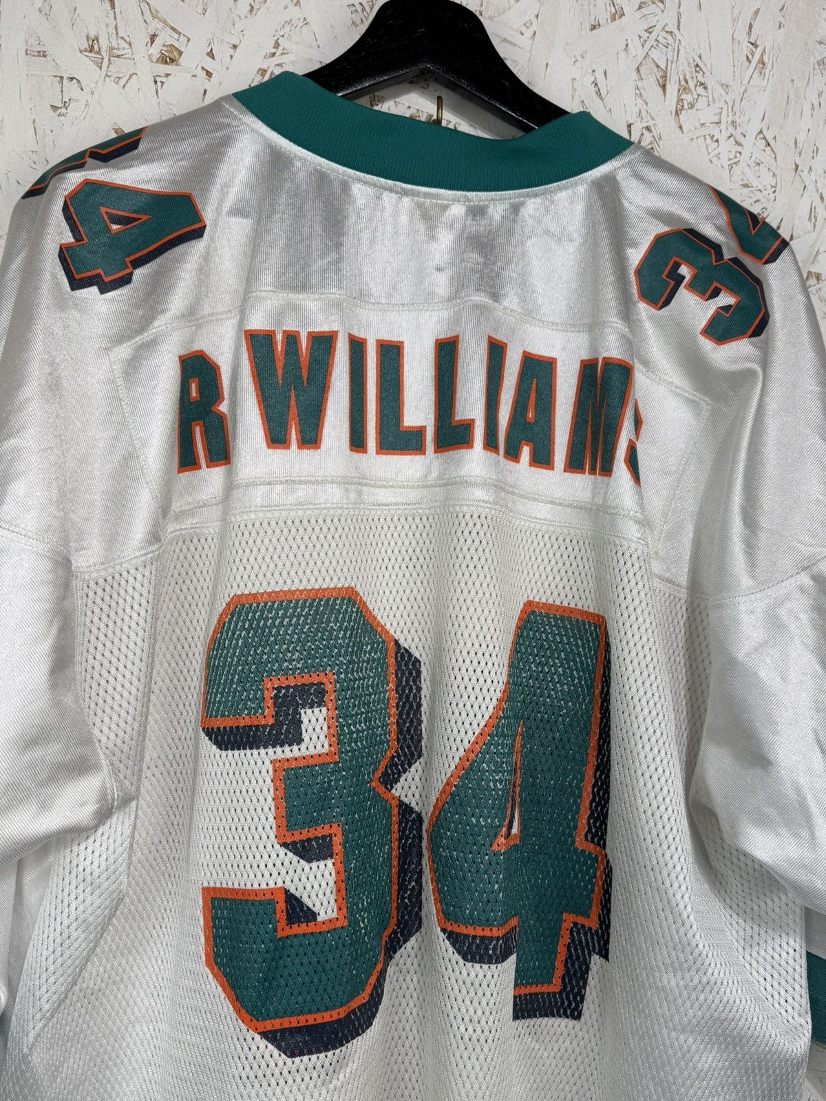 Reebok Vintage Reebok NFL Miami Dolphins #34 Ricky Williams Jersey Size US XL / EU 56 / 4 - 6 Thumbnail