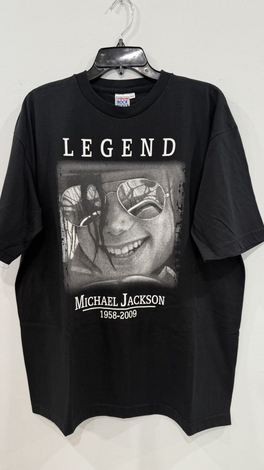 Band Tees Michael Jackson Legend 1958-2009 Black TShirt Size US XXL / EU 58 / 5 - 1 Thumbnail